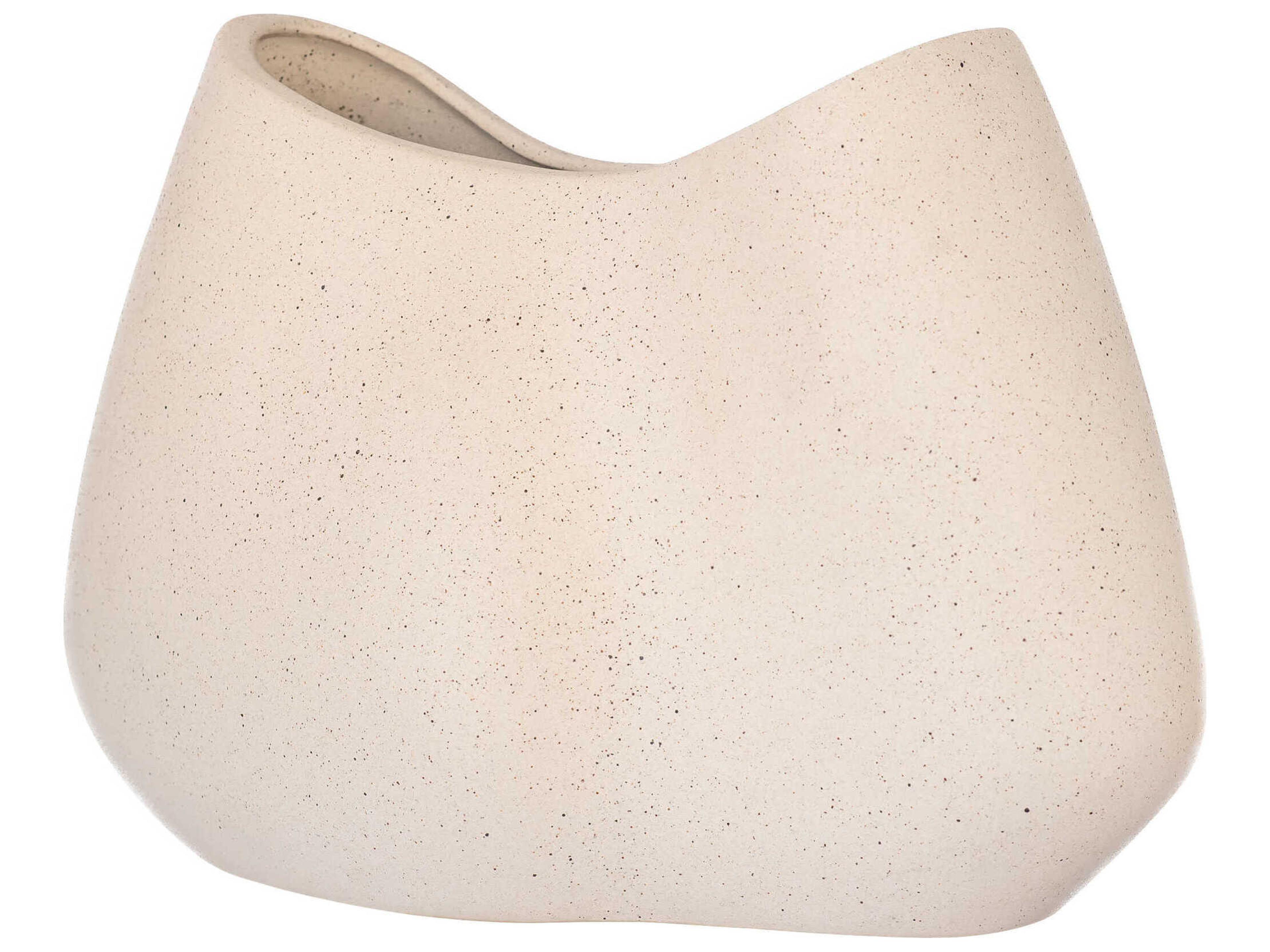 Cyan Design Grainy White Organic Pinched Decorative Bowl