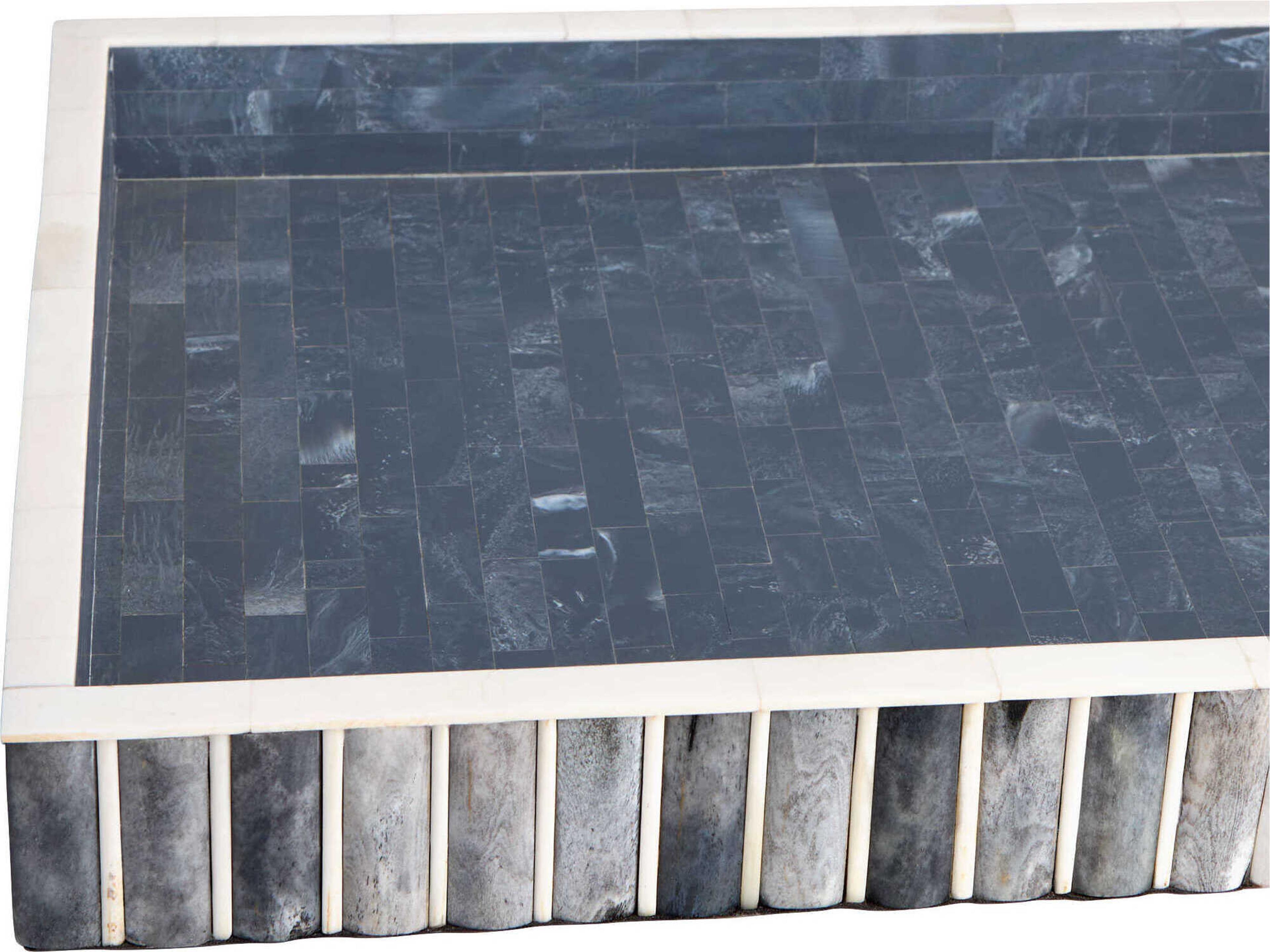 Cyan Design Blue White Lapis Serving Tray