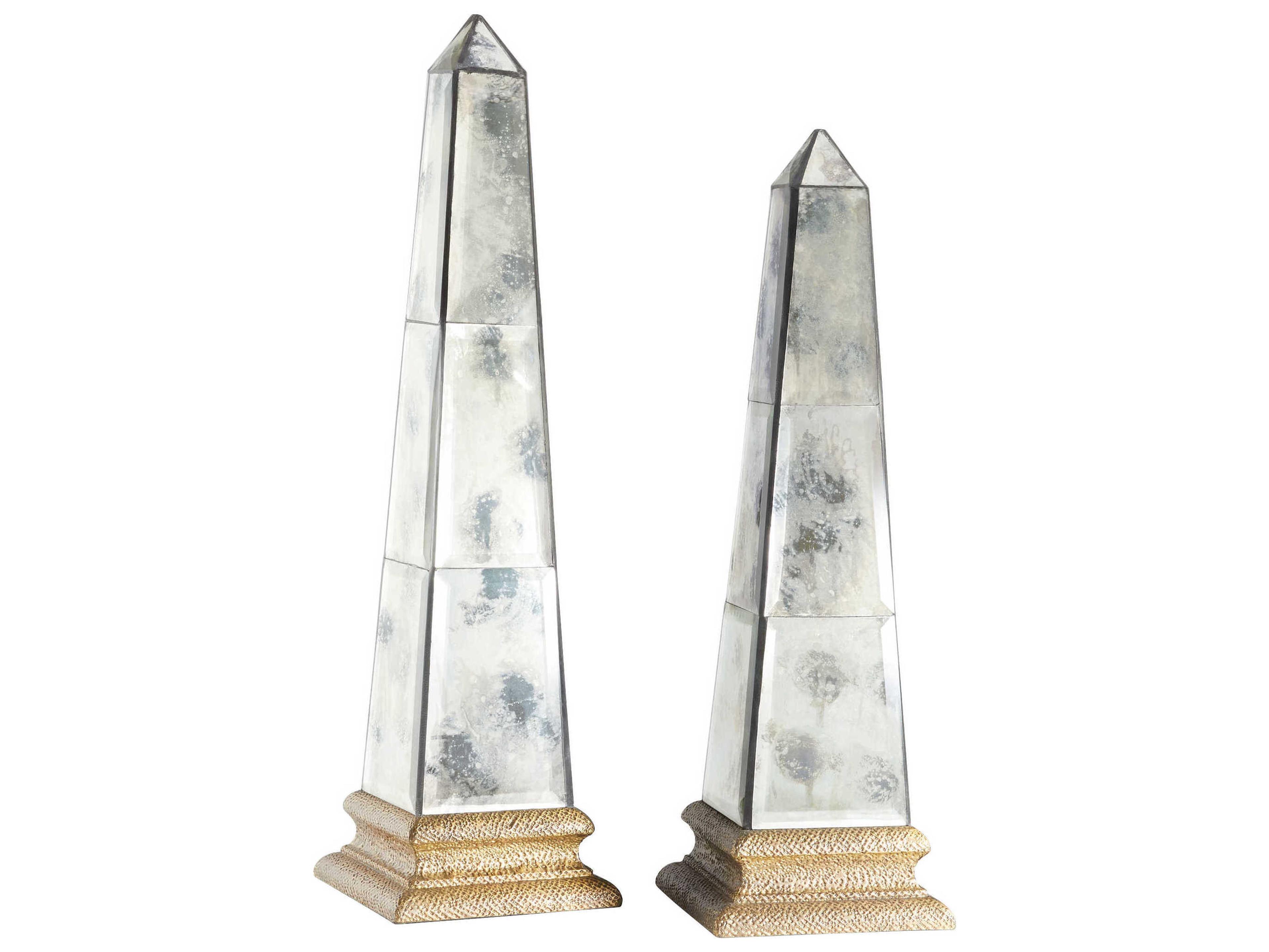 Cyan Design Antique Brass Luxor Obelisk Sculpture