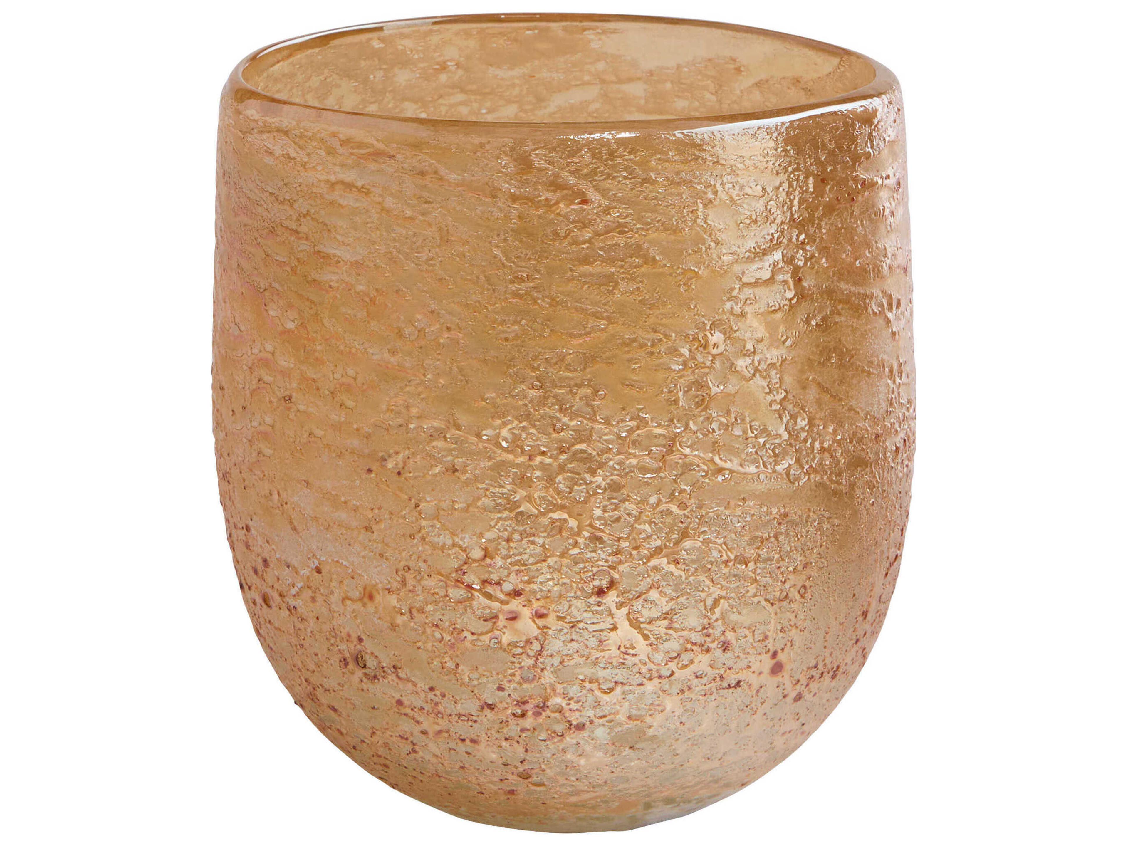 Light Gold Taffy Vase