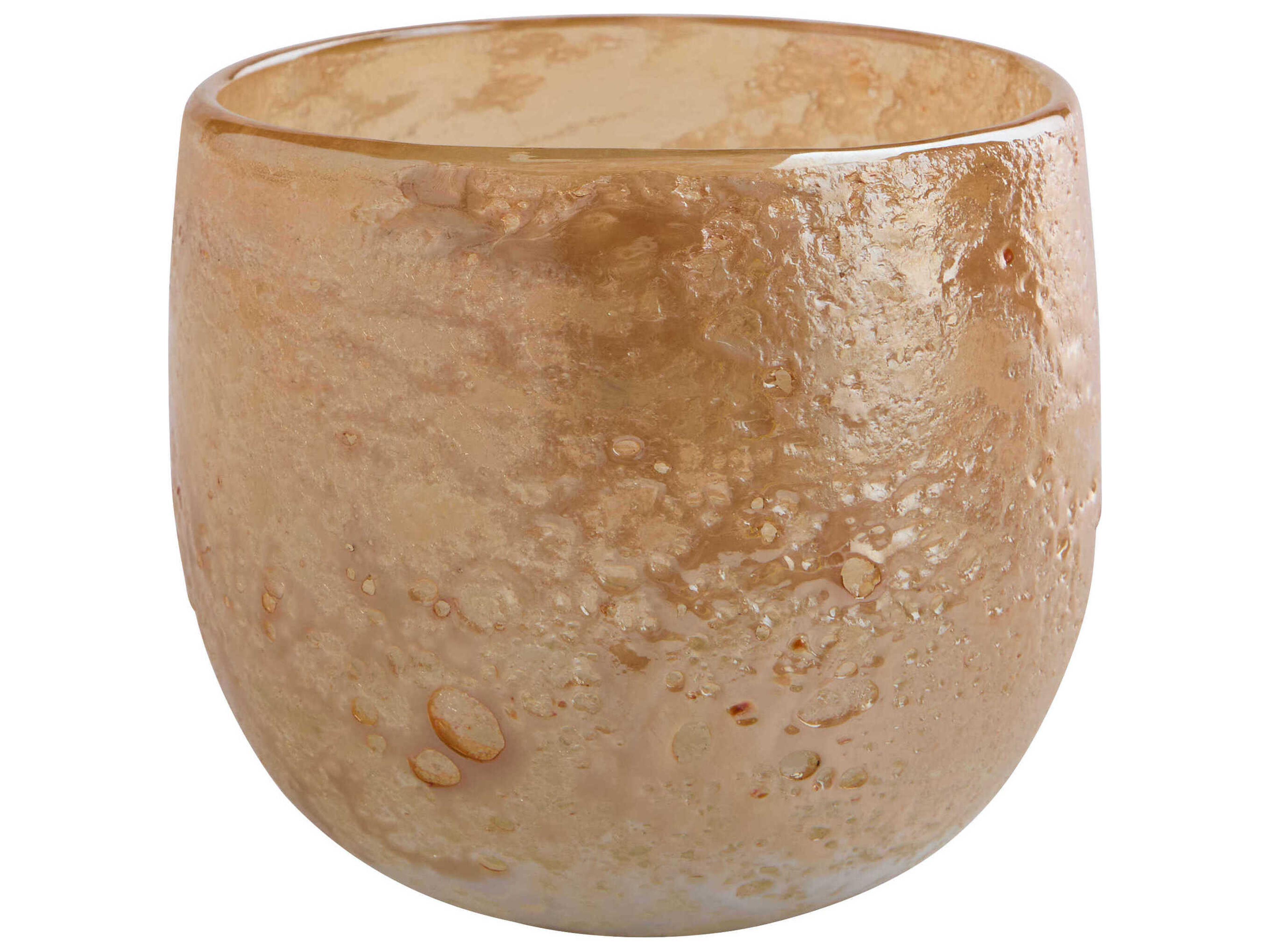 Light Gold Taffy Vase