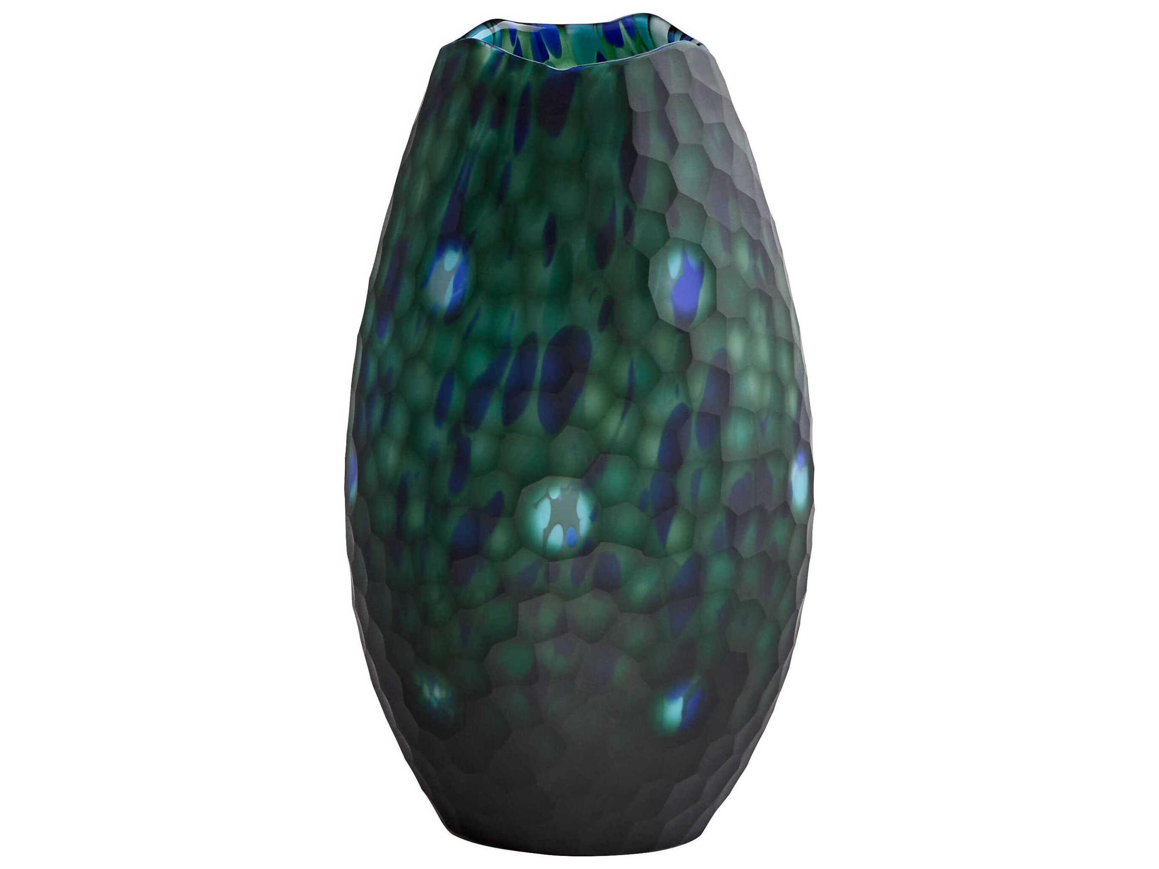 Blue Green Mykonos Vase