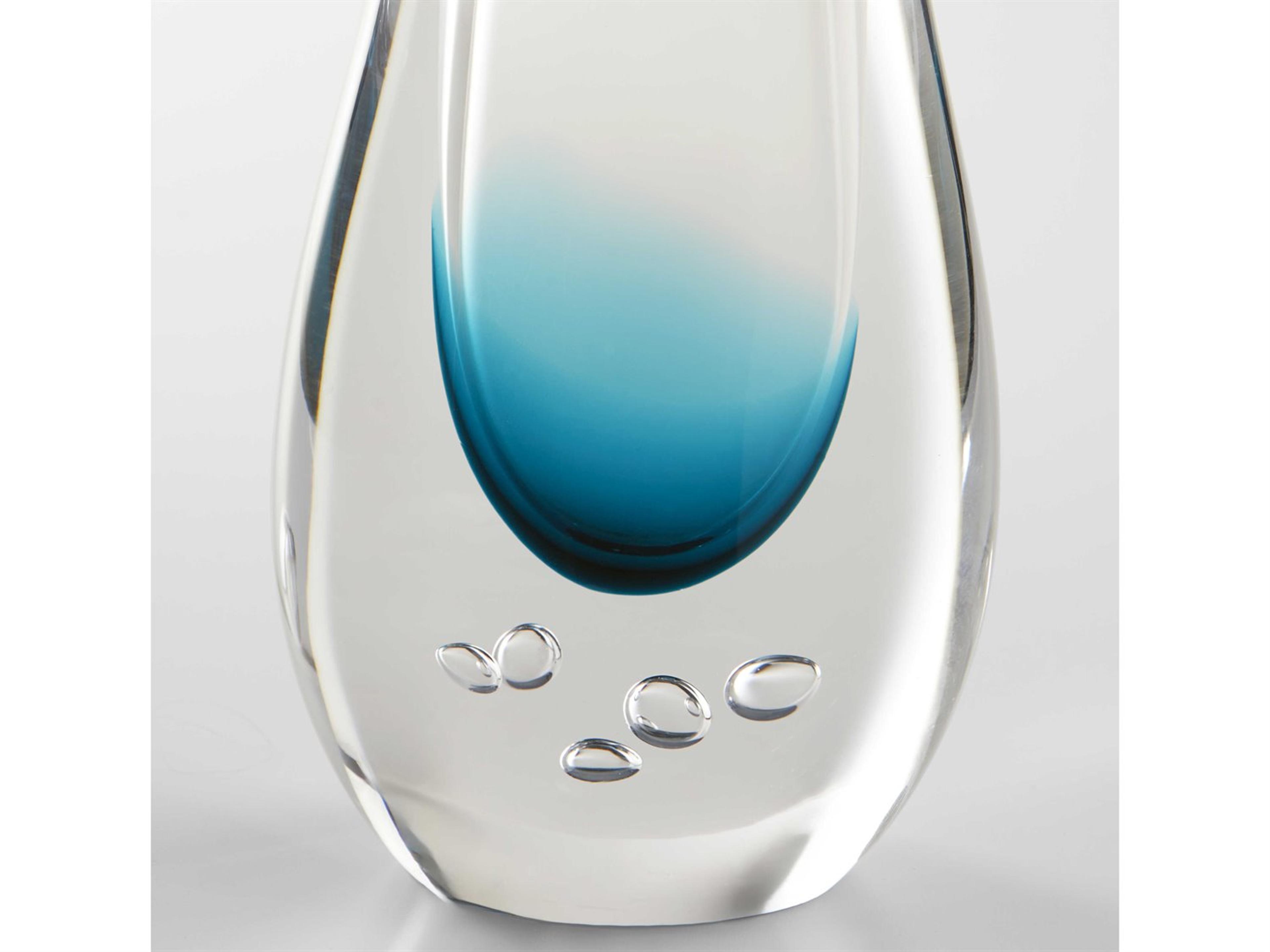 Cyan Design Clear Blue Tidepool Vase