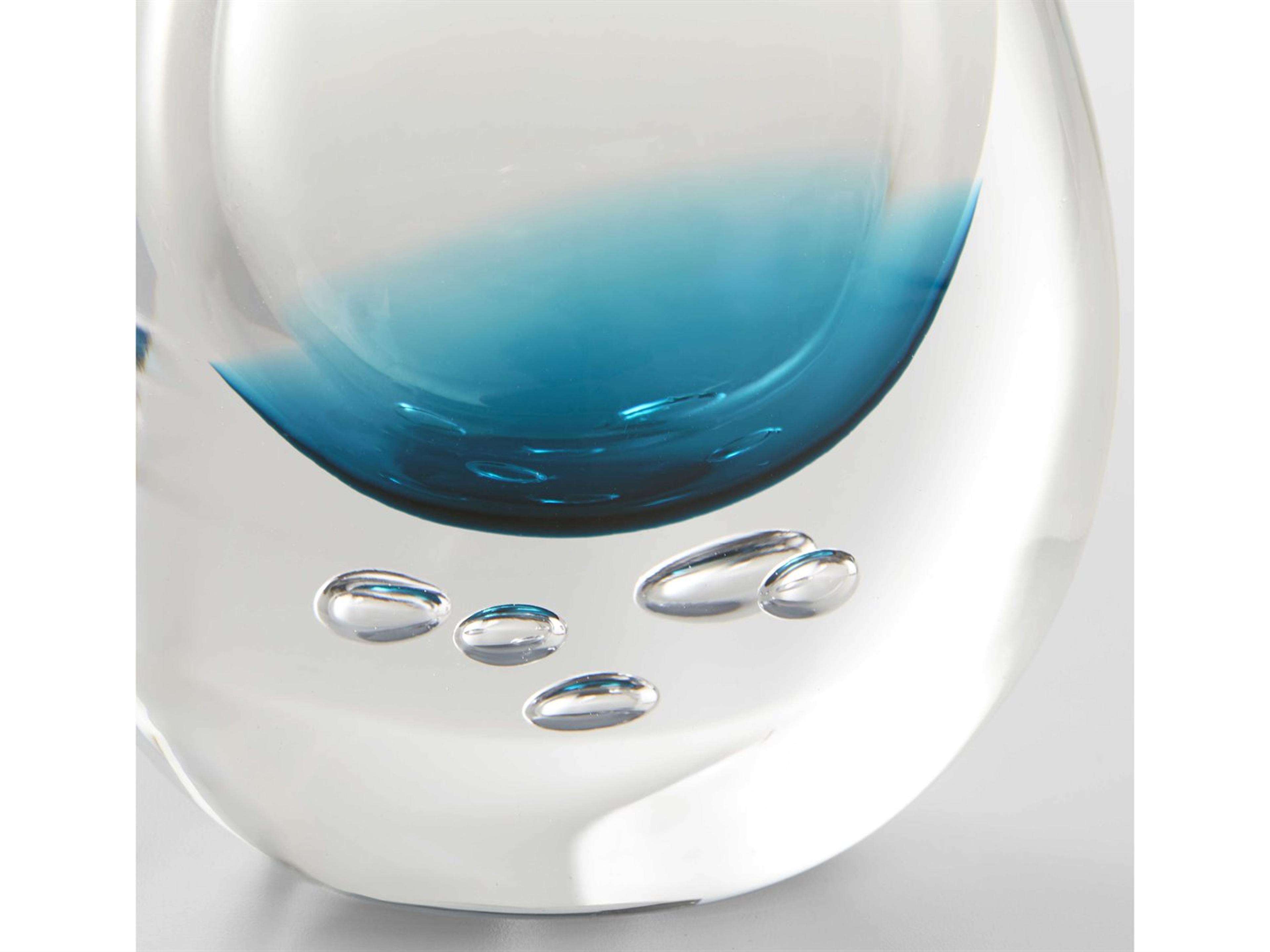 Cyan Design Clear Blue Tidepool Vase
