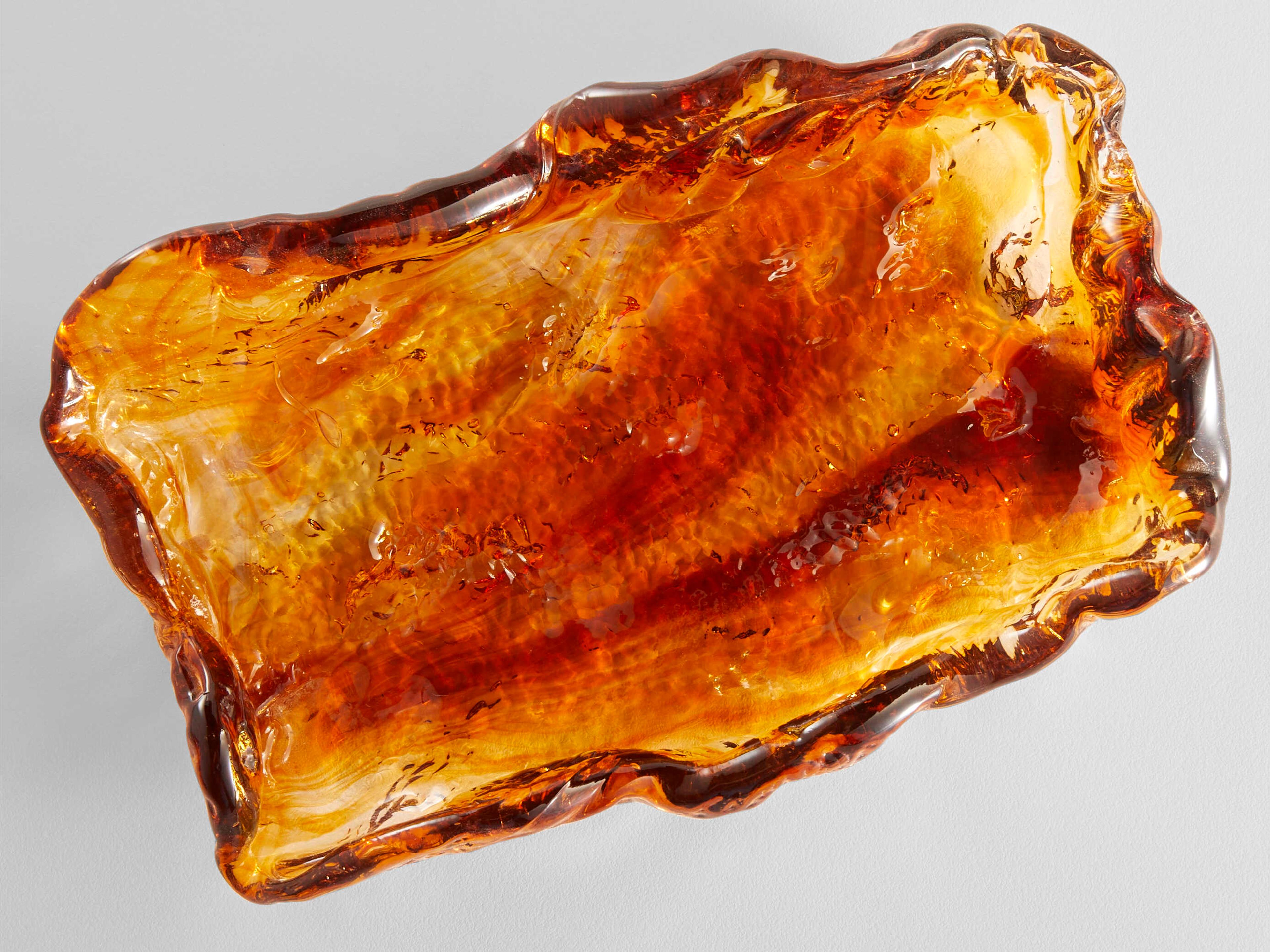 Cyan Design Amber Molten Serving Tray