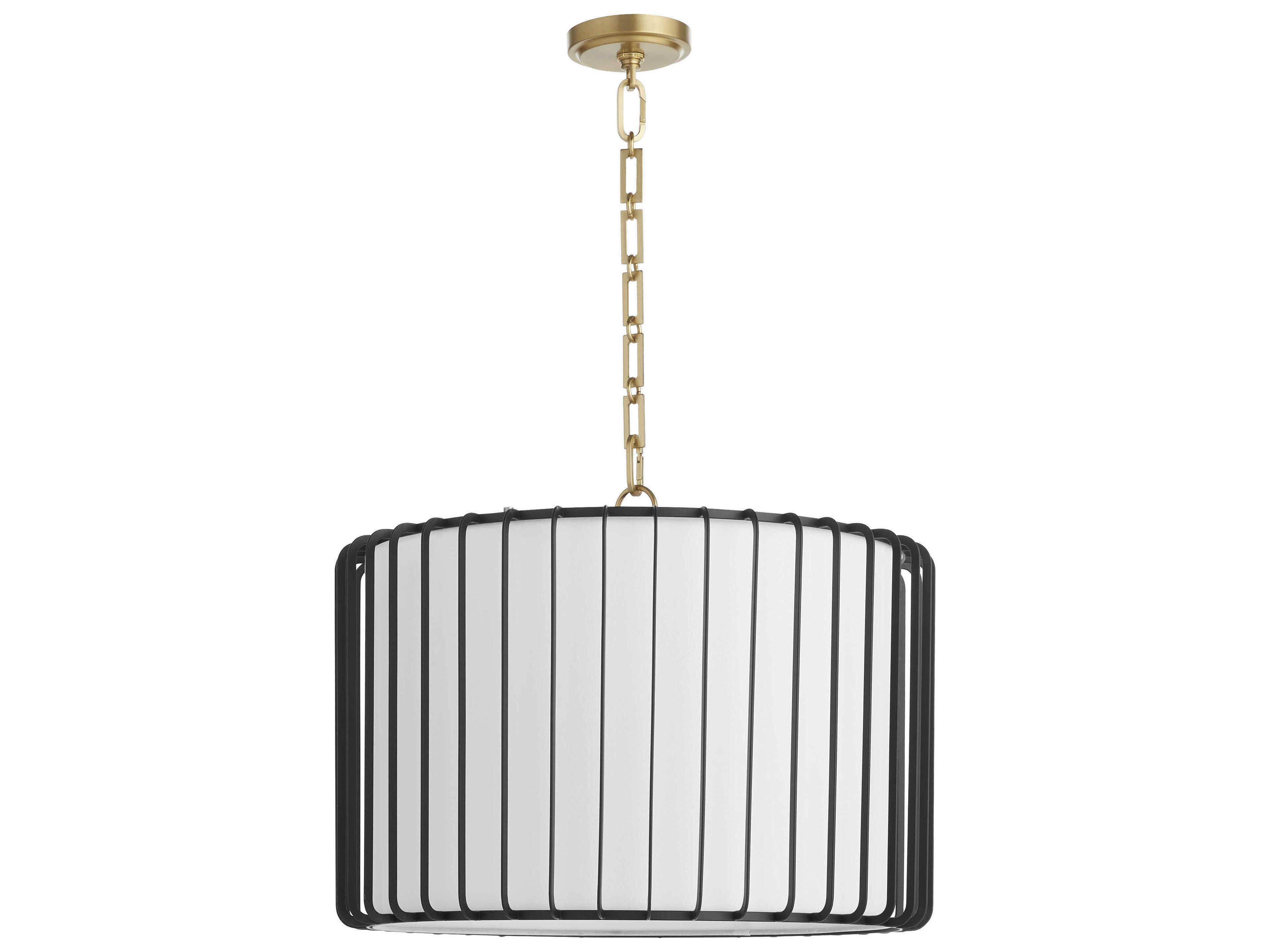 Tuxedo 3-Light Black Pendant