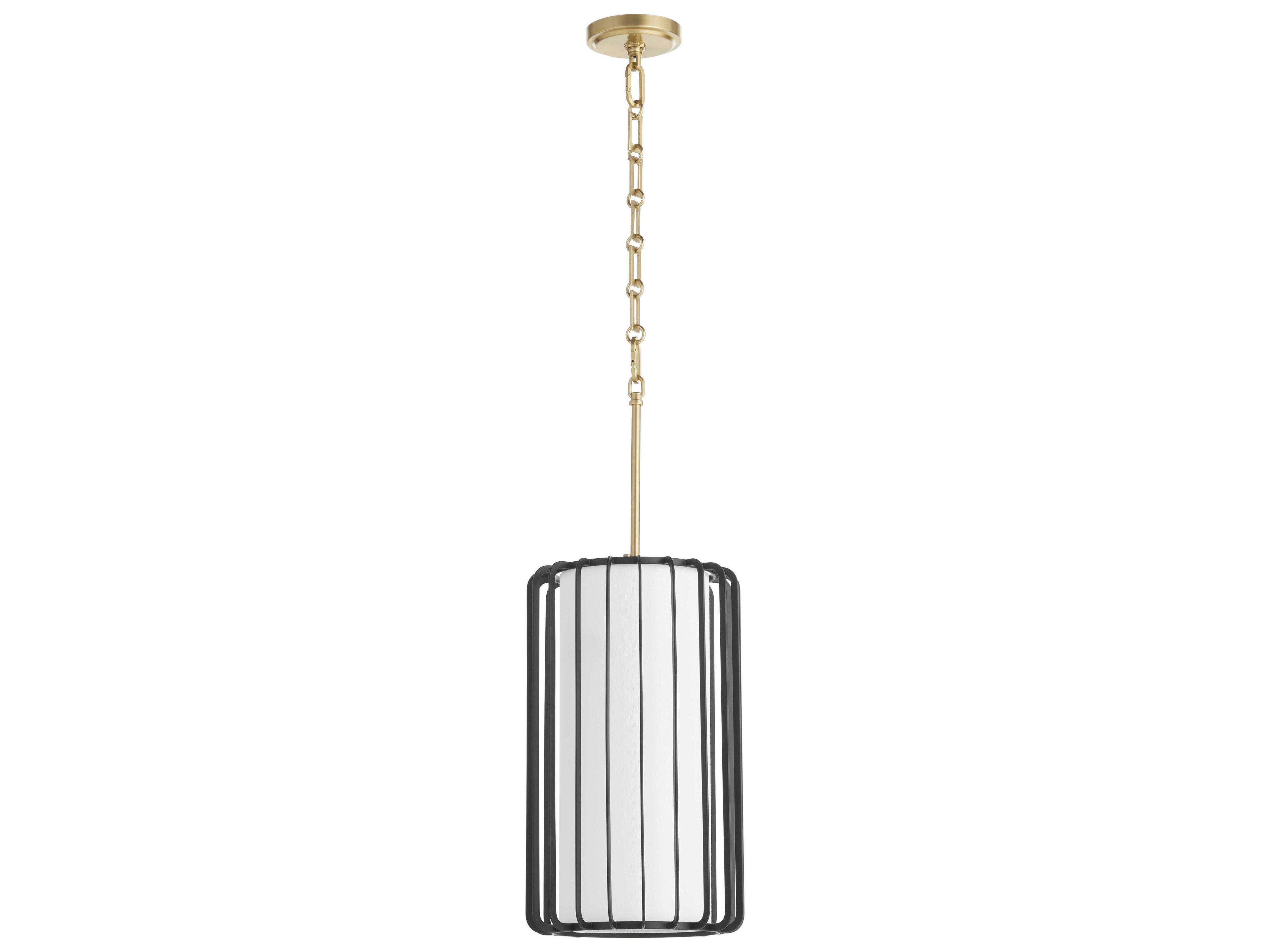 Cyan Design Tuxedo 1-Light Black Cylinder Mini Pendant