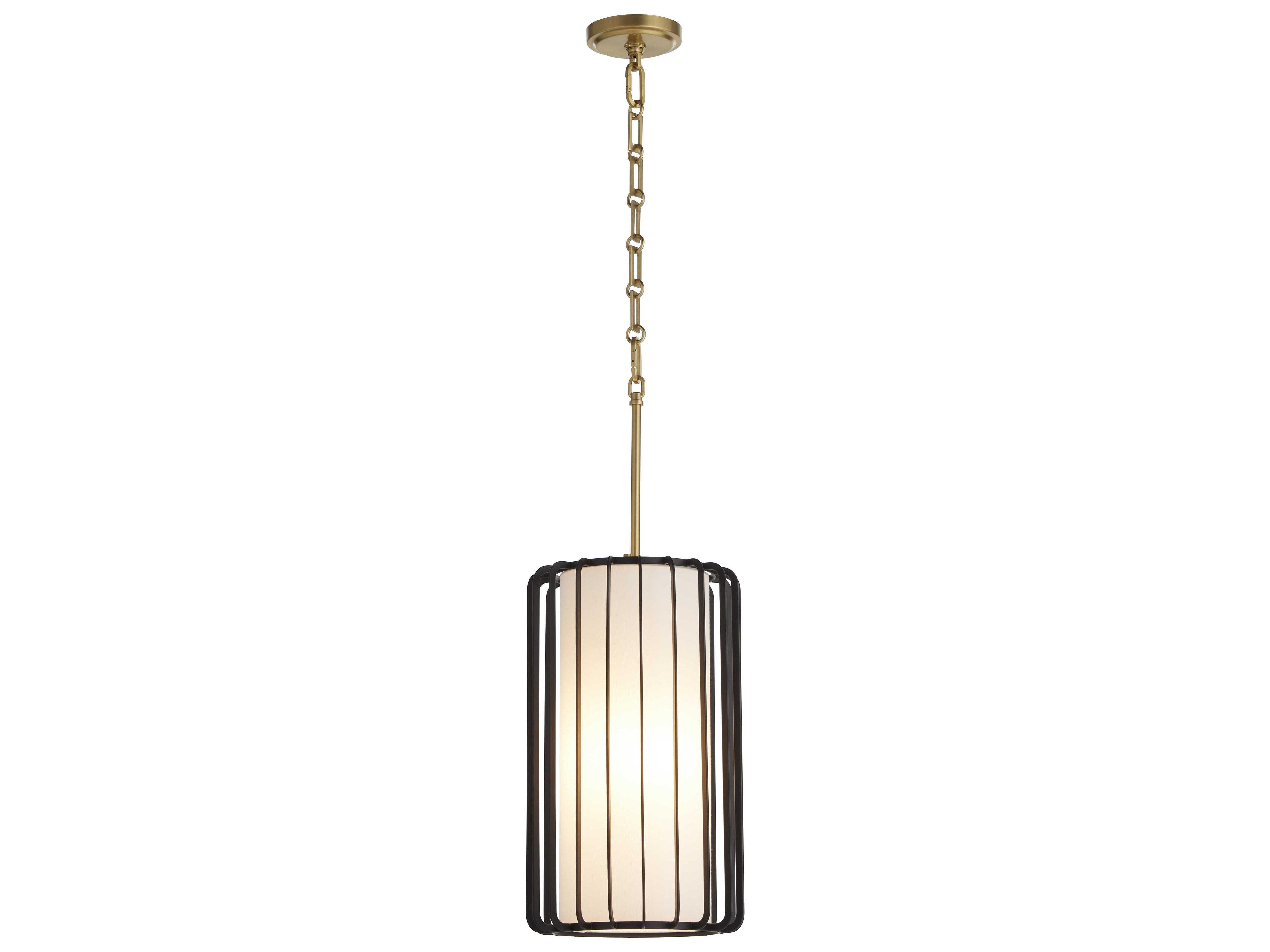 Cyan Design Tuxedo 1-Light Black Cylinder Mini Pendant