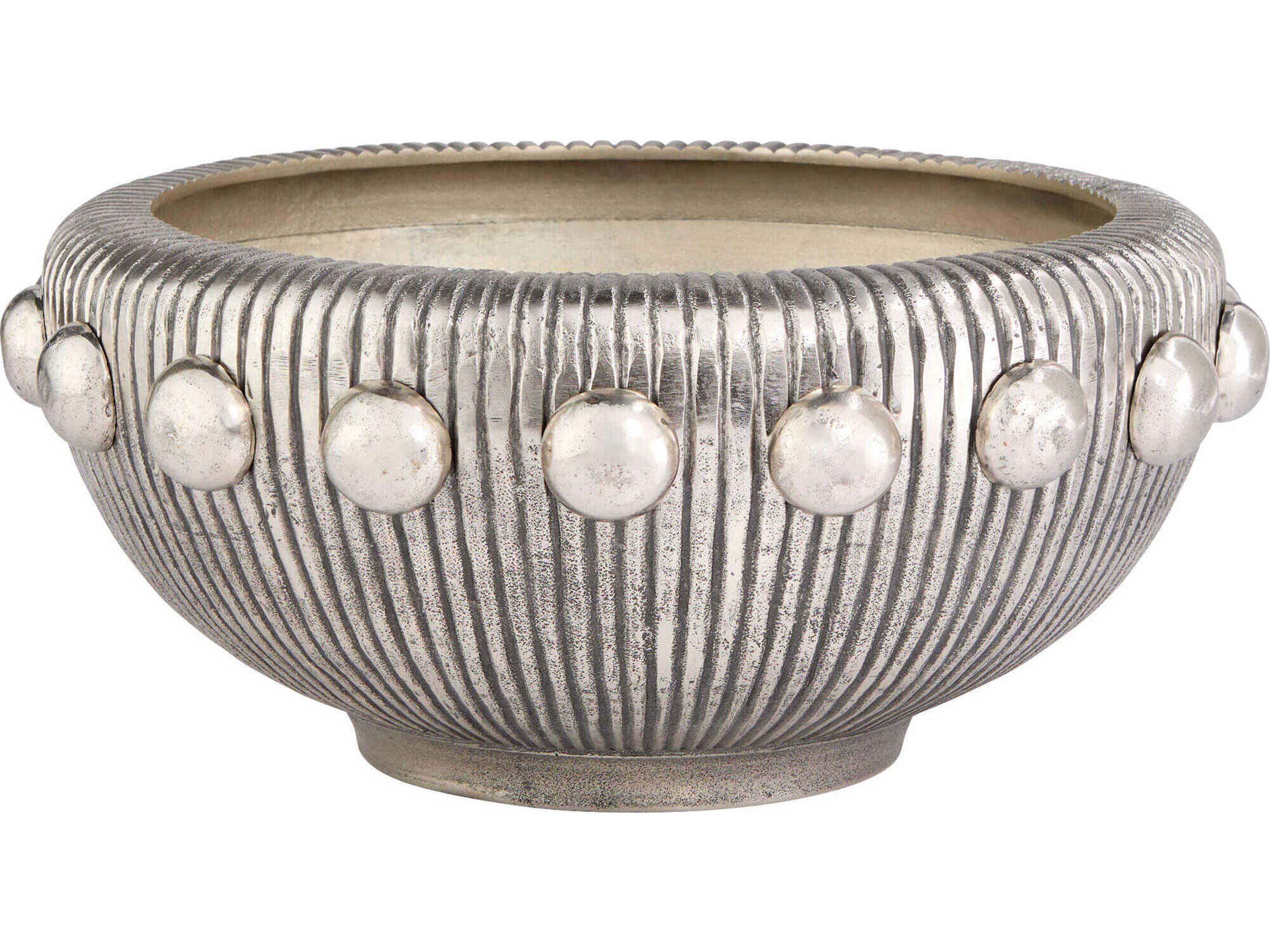 Antique Nickel Batten Decorative Bowl