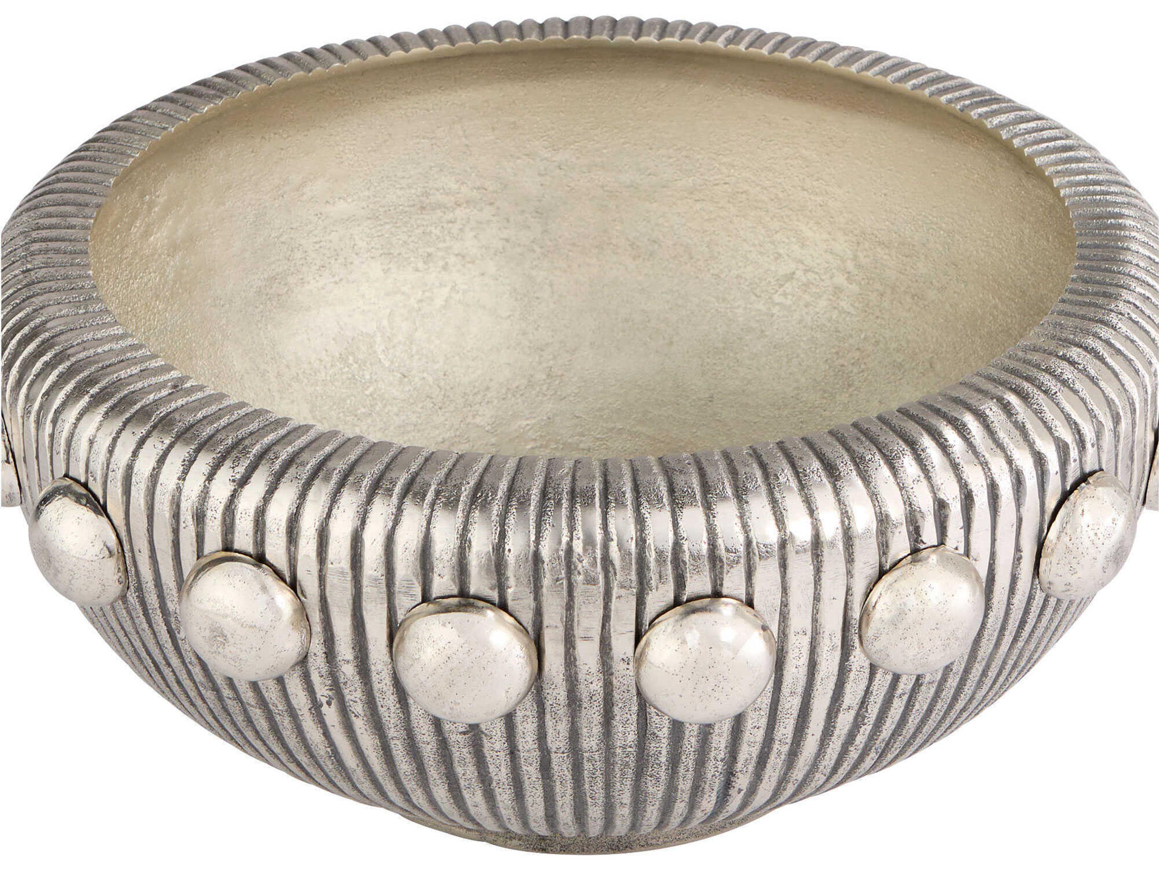 Cyan Design Antique Nickel Batten Decorative Bowl