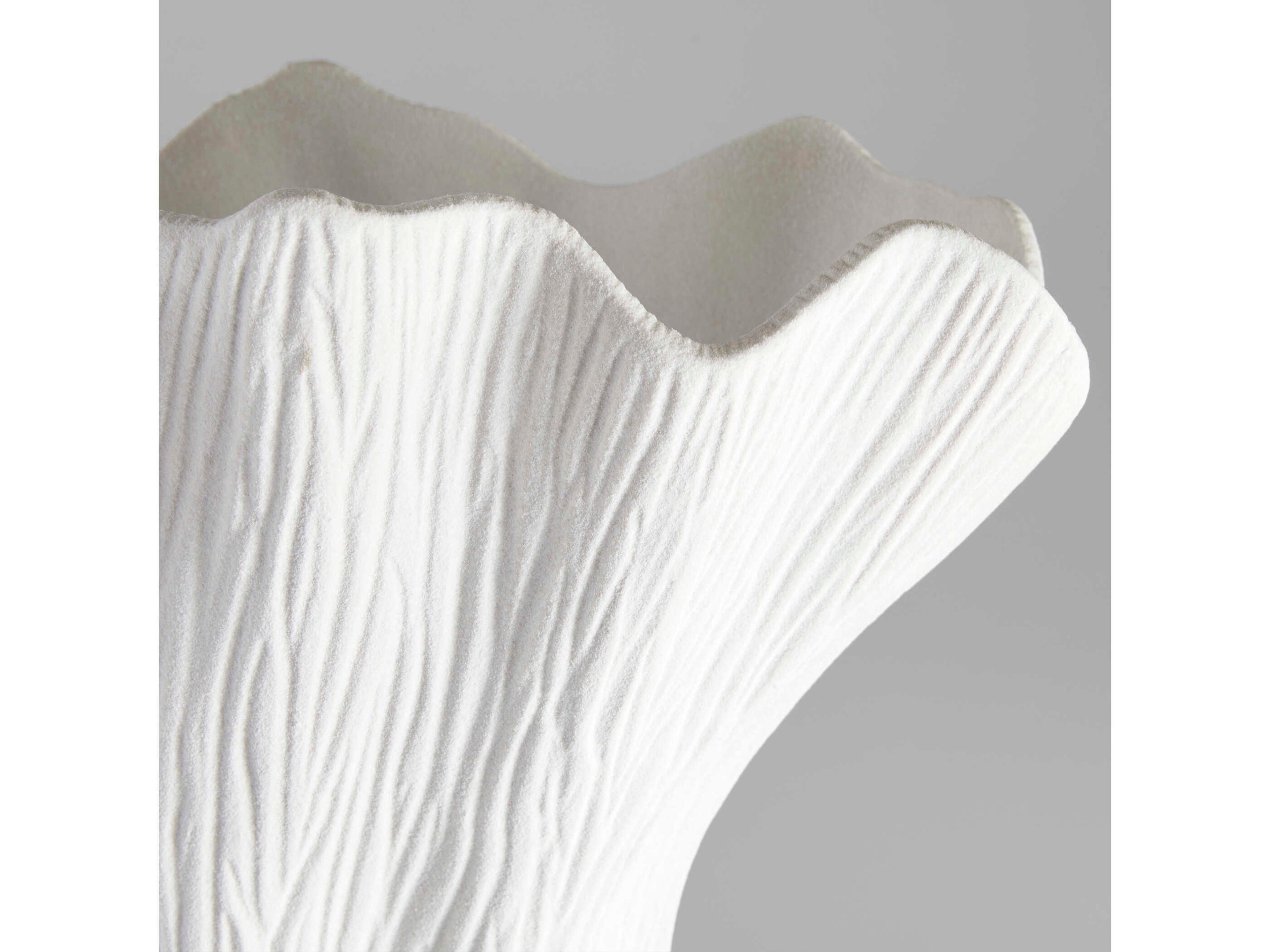 Cyan Design White Tulip Vase