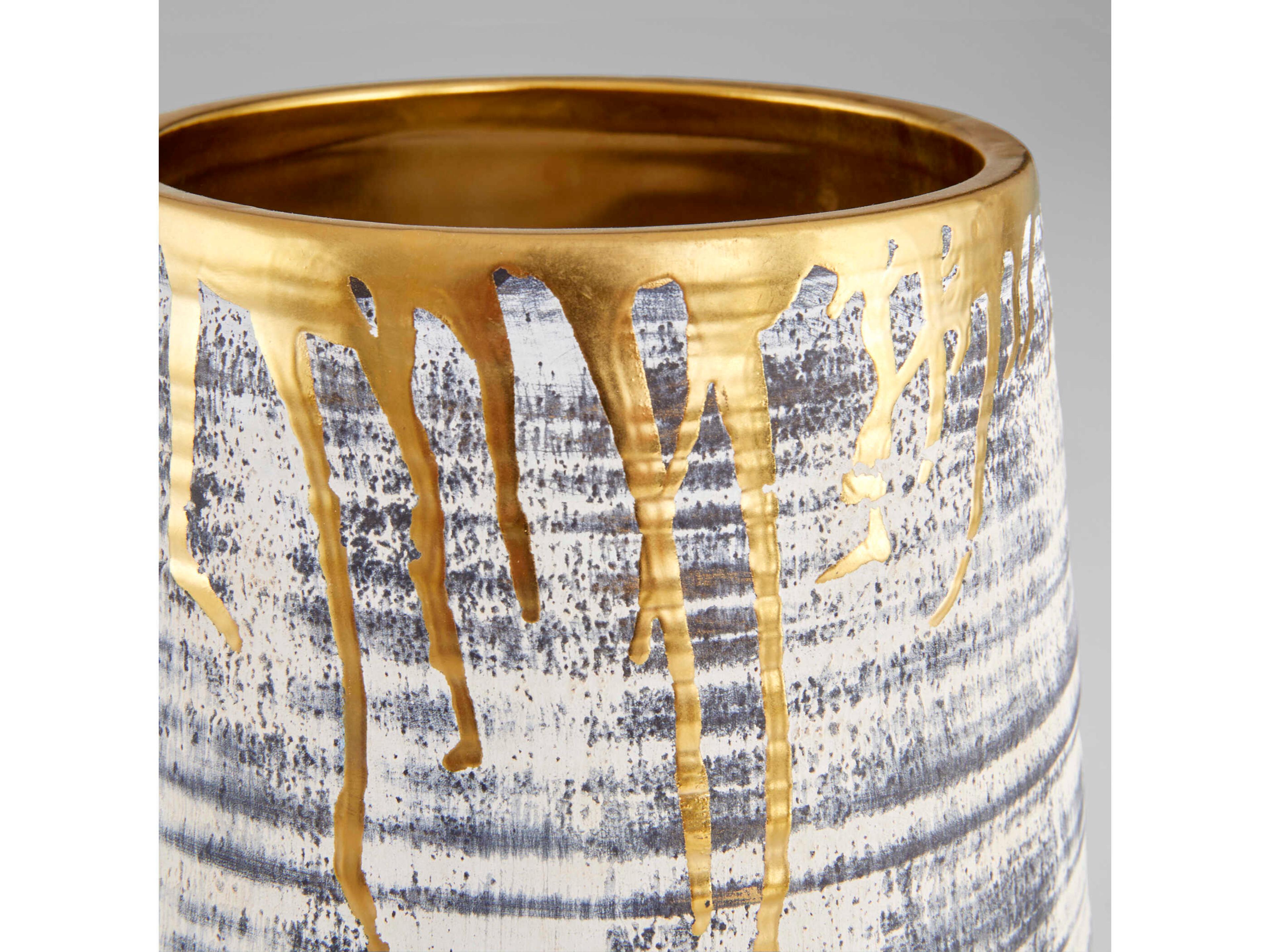 Cyan Design Athenian Beige Black Planter