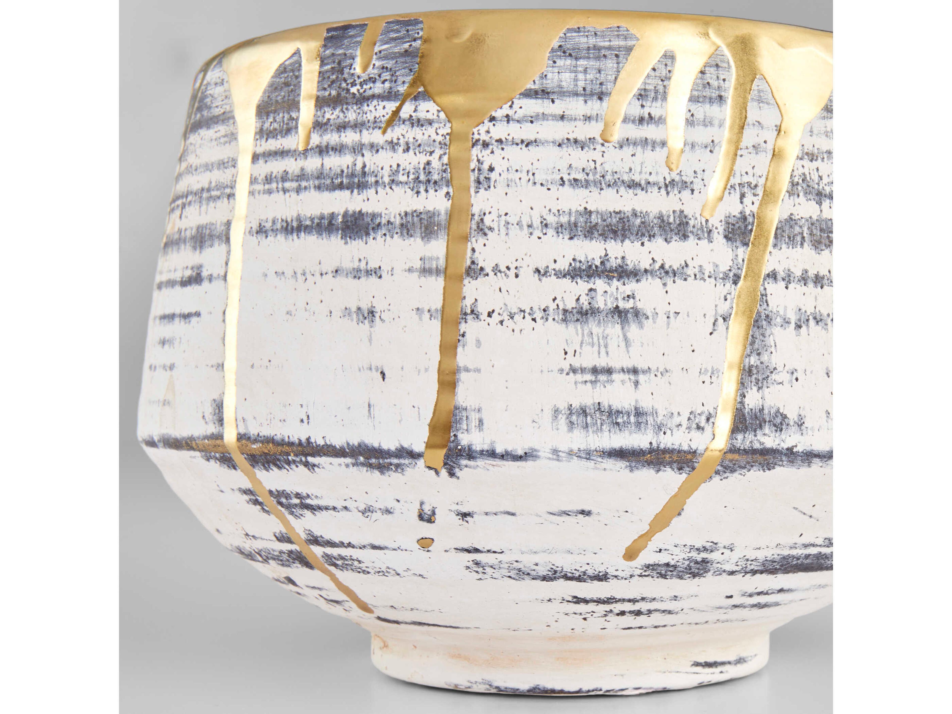 Cyan Design Beige Black Athenian Decorative Bowl