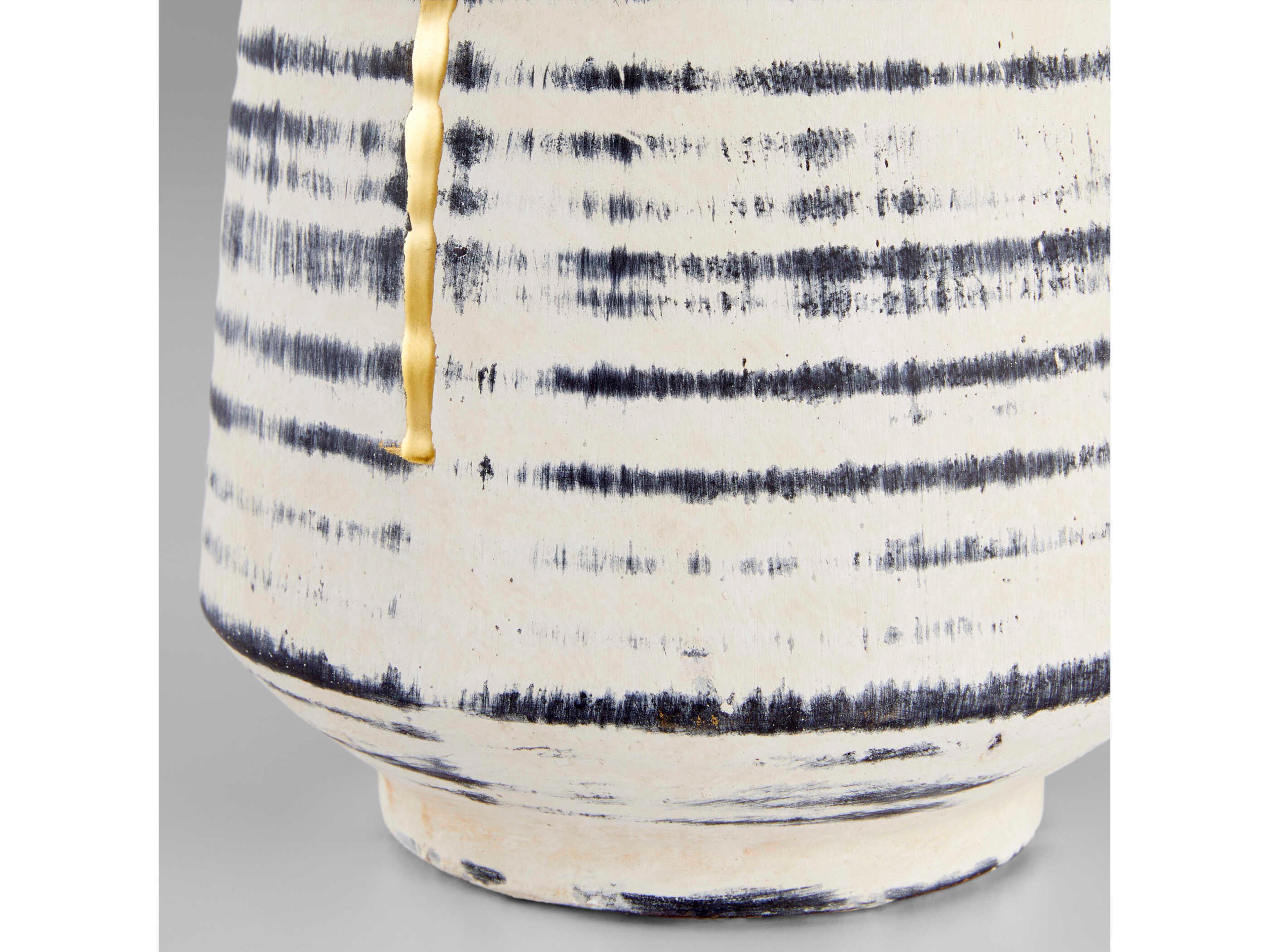 Cyan Design Beige Black Athenian Vase