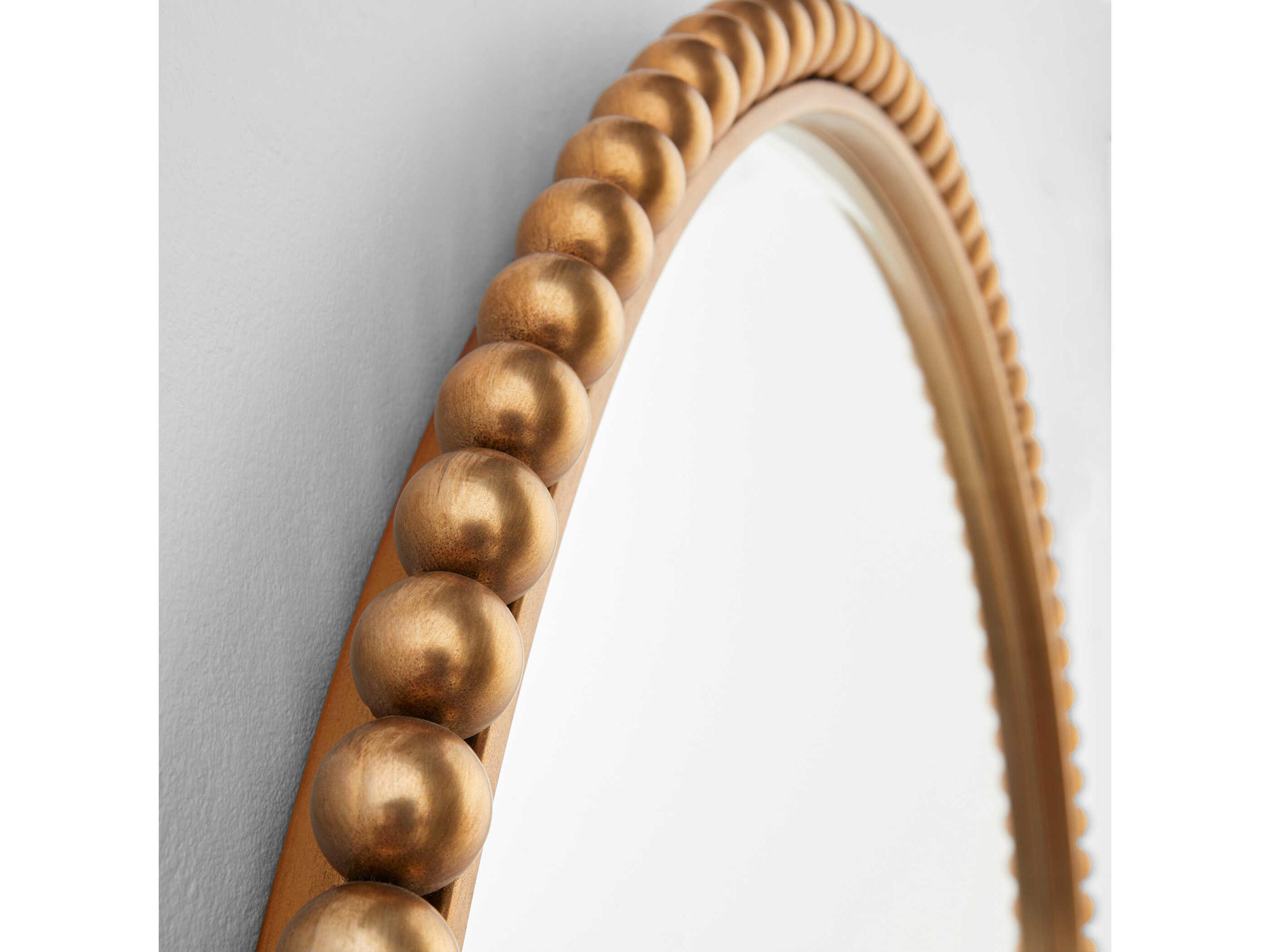 Cyan Design Hepburn Gold Round Wall Mirror