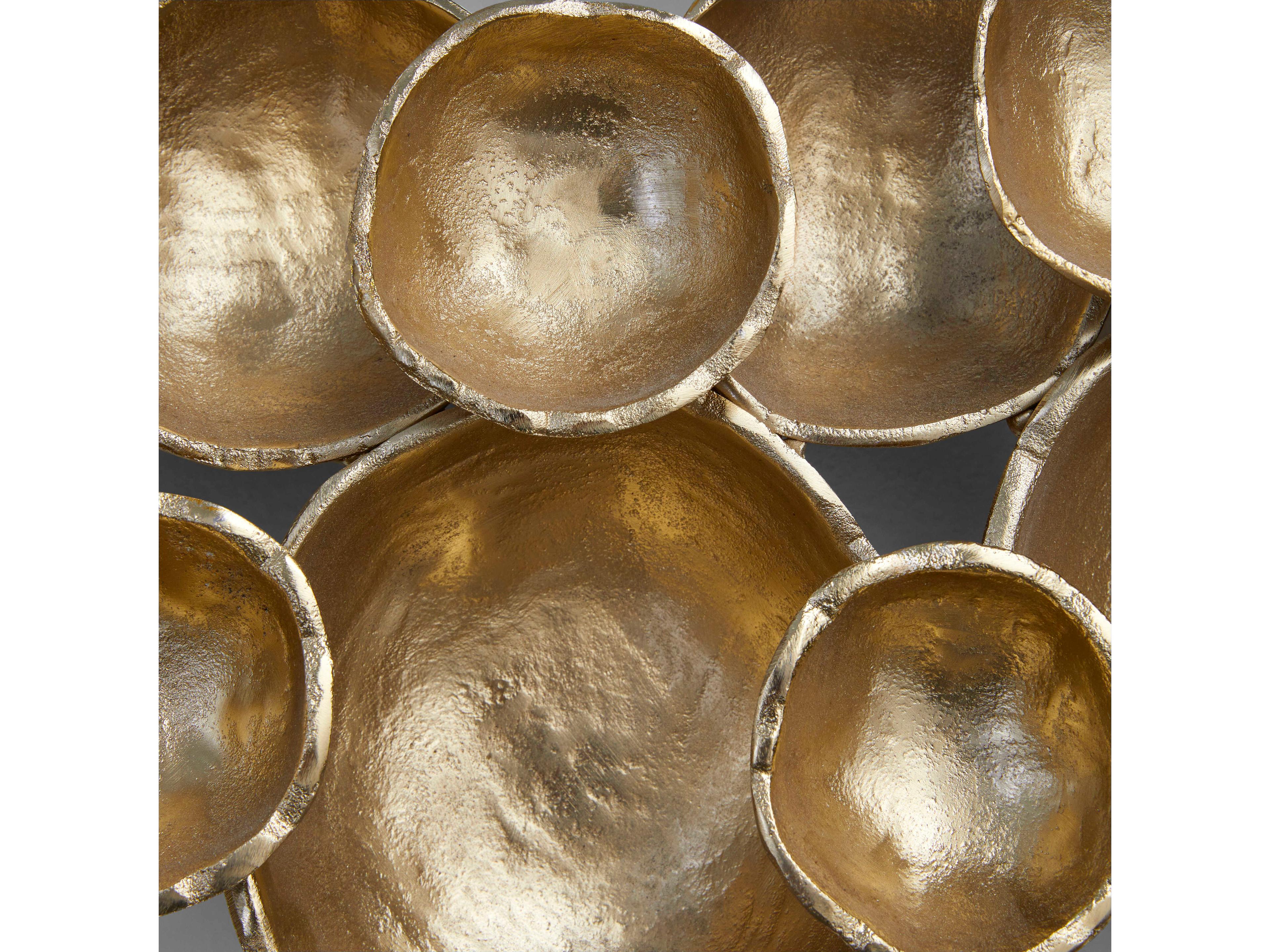 Cyan Design Gala Antique Brass Round Wall Mirror