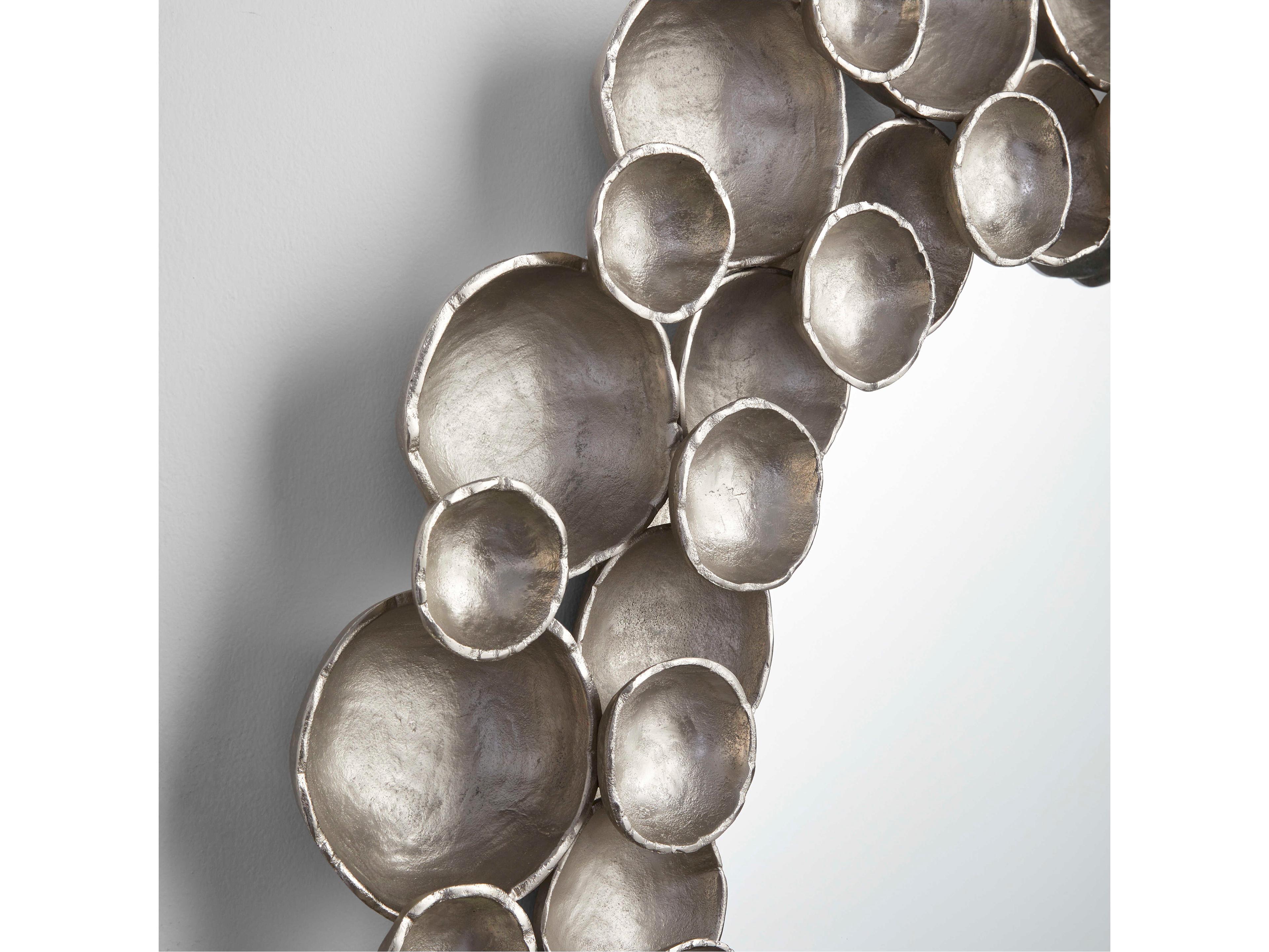 Cyan Design Gala Antique Nickel Round Wall Mirror