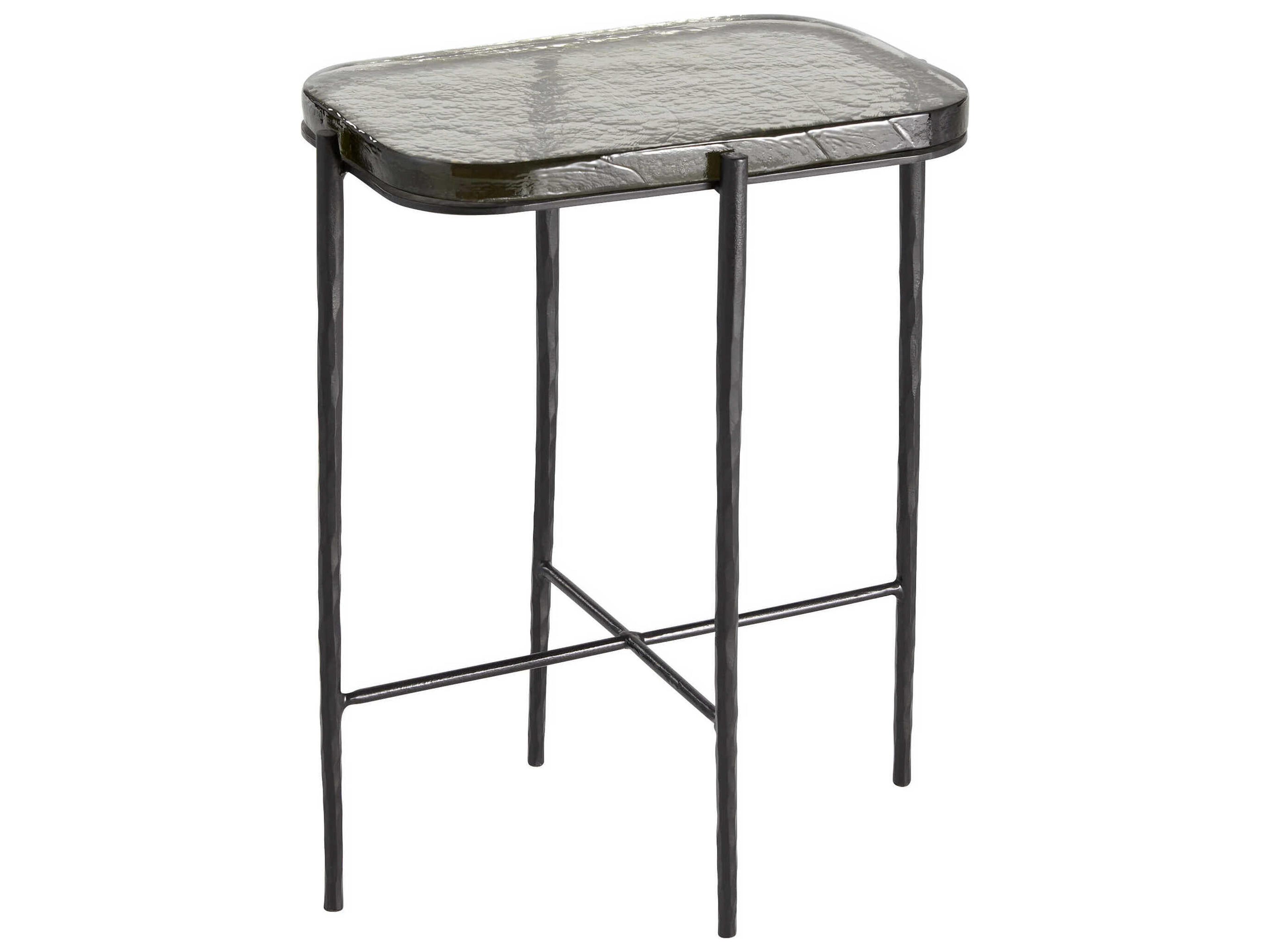 Canova Rectangular Glass End Table