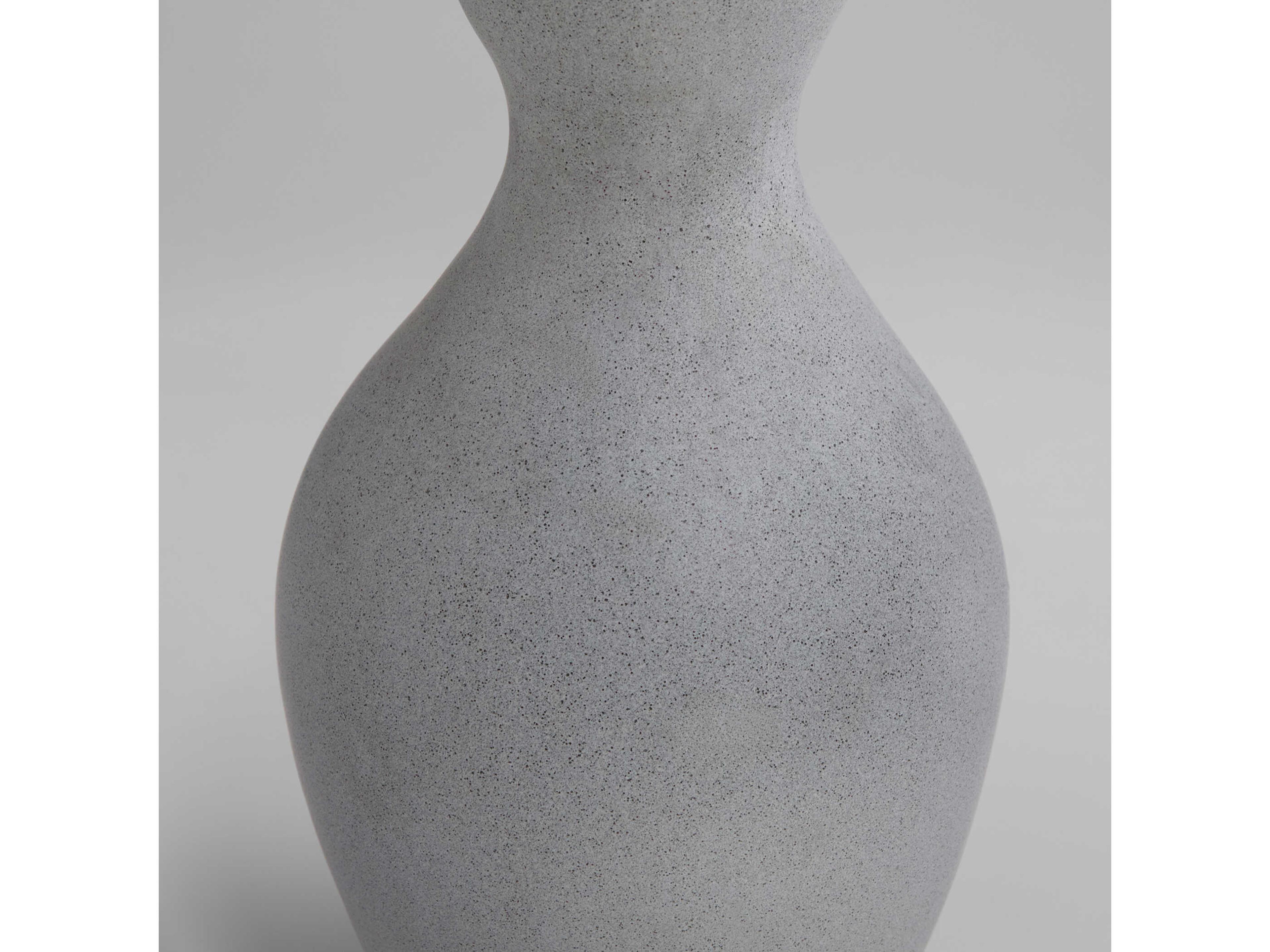 Cyan Design Semi Matte Stone Grey Calabaza Vase