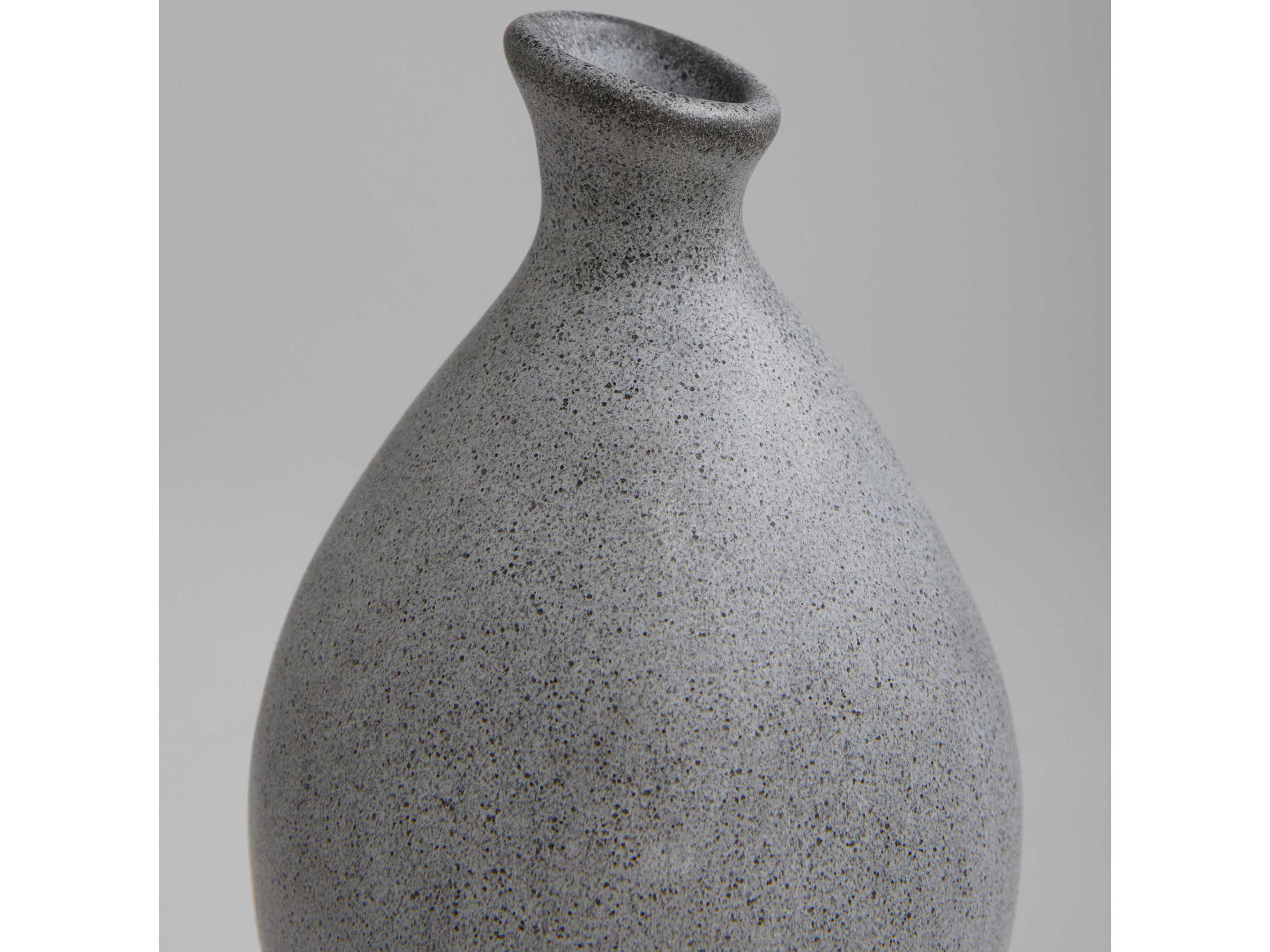 Cyan Design Semi Matte Stone Grey Calabaza Vase
