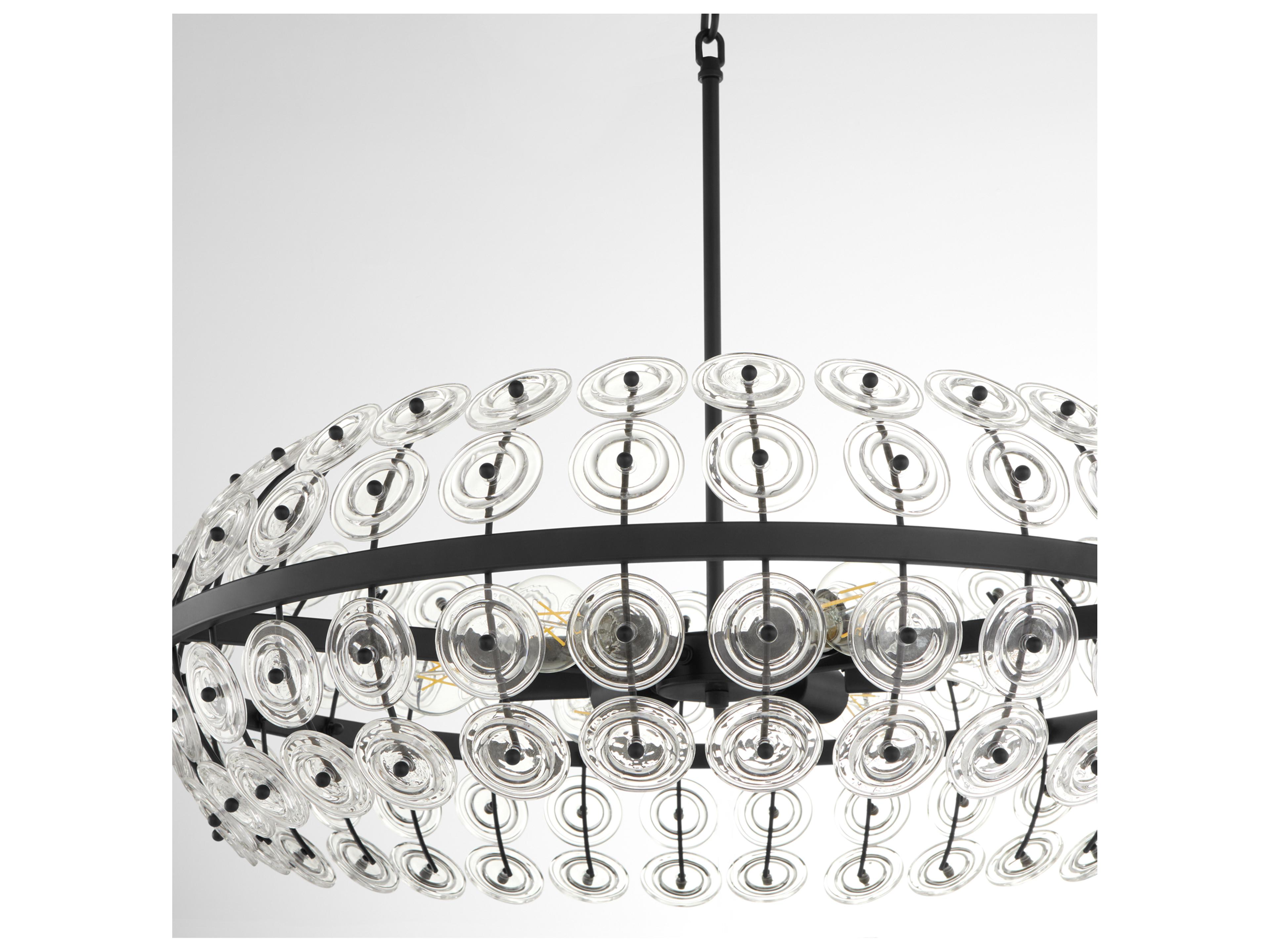 Cyan Design Selena 6-Light Matte Black Round Pendant