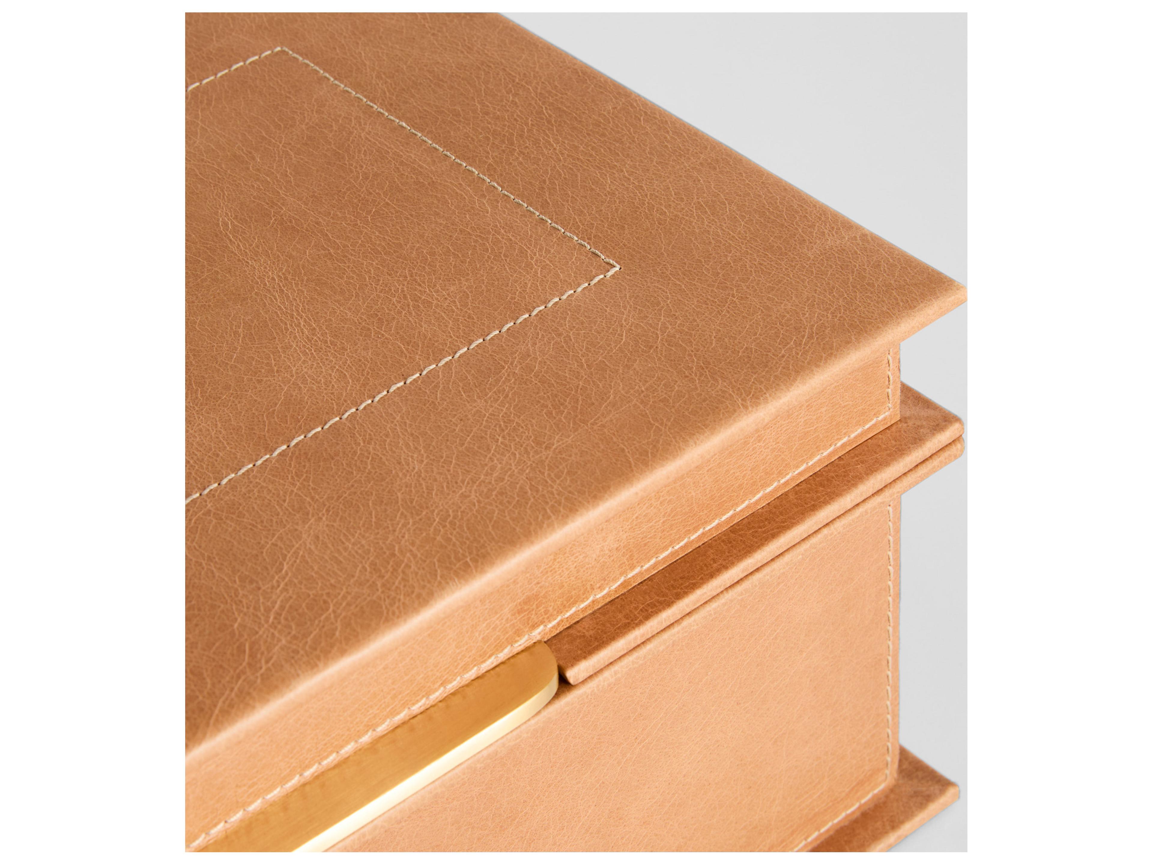 Cyan Design Garcia Palomino Tan Antique Brass Jewelry Box