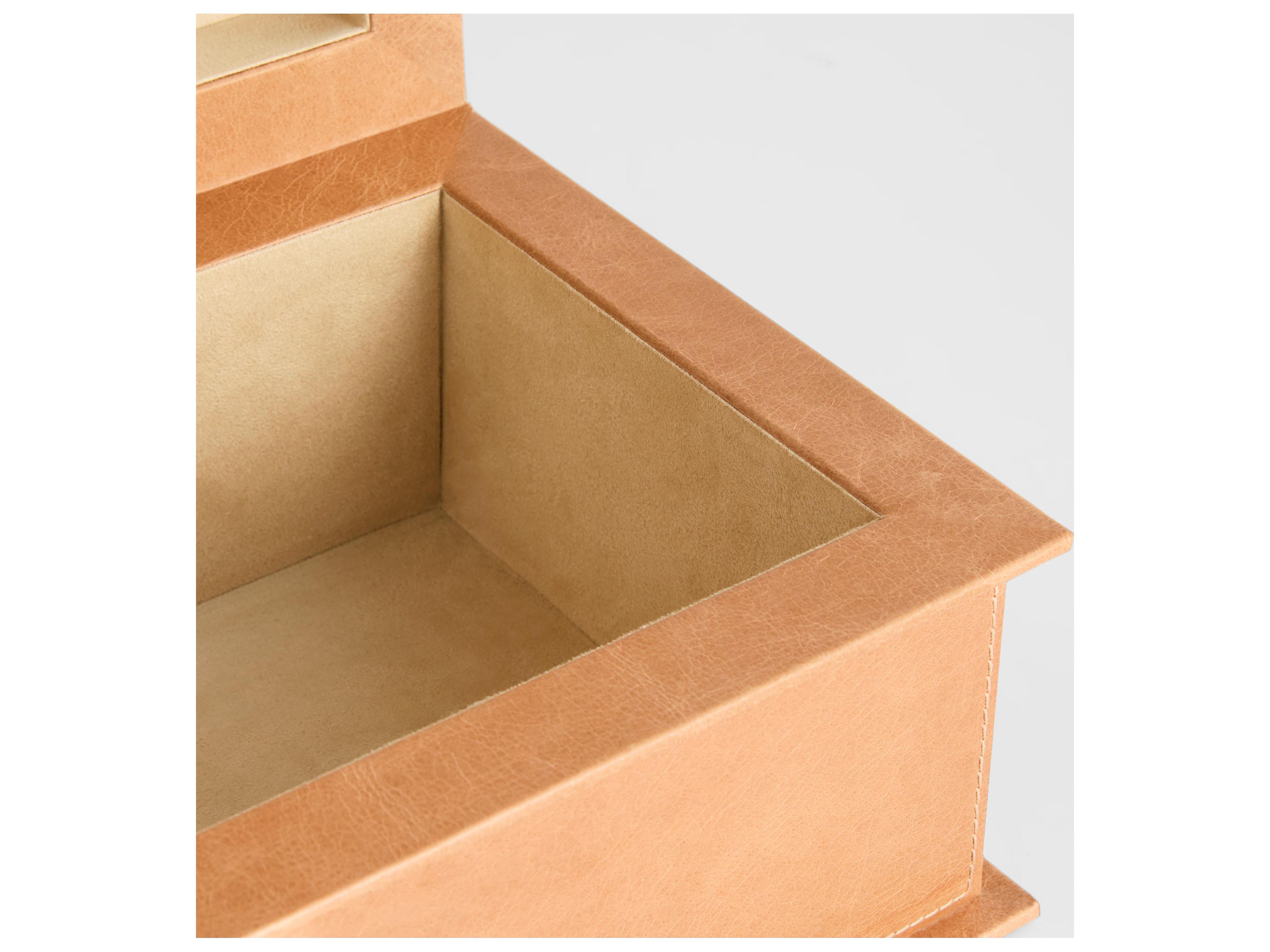 Cyan Design Garcia Palomino Tan Antique Brass Jewelry Box