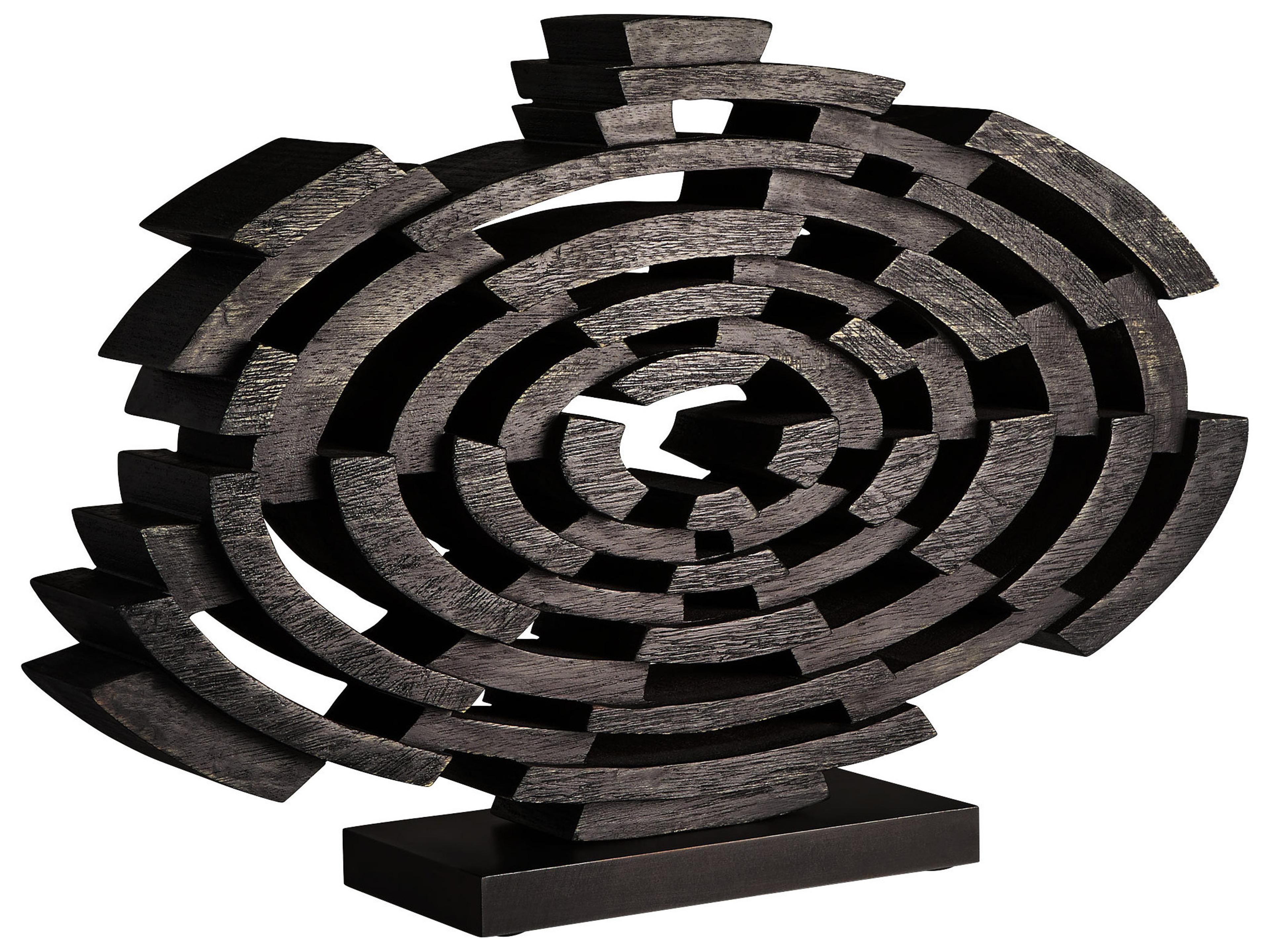 Vortex Black Walnut Sculpture