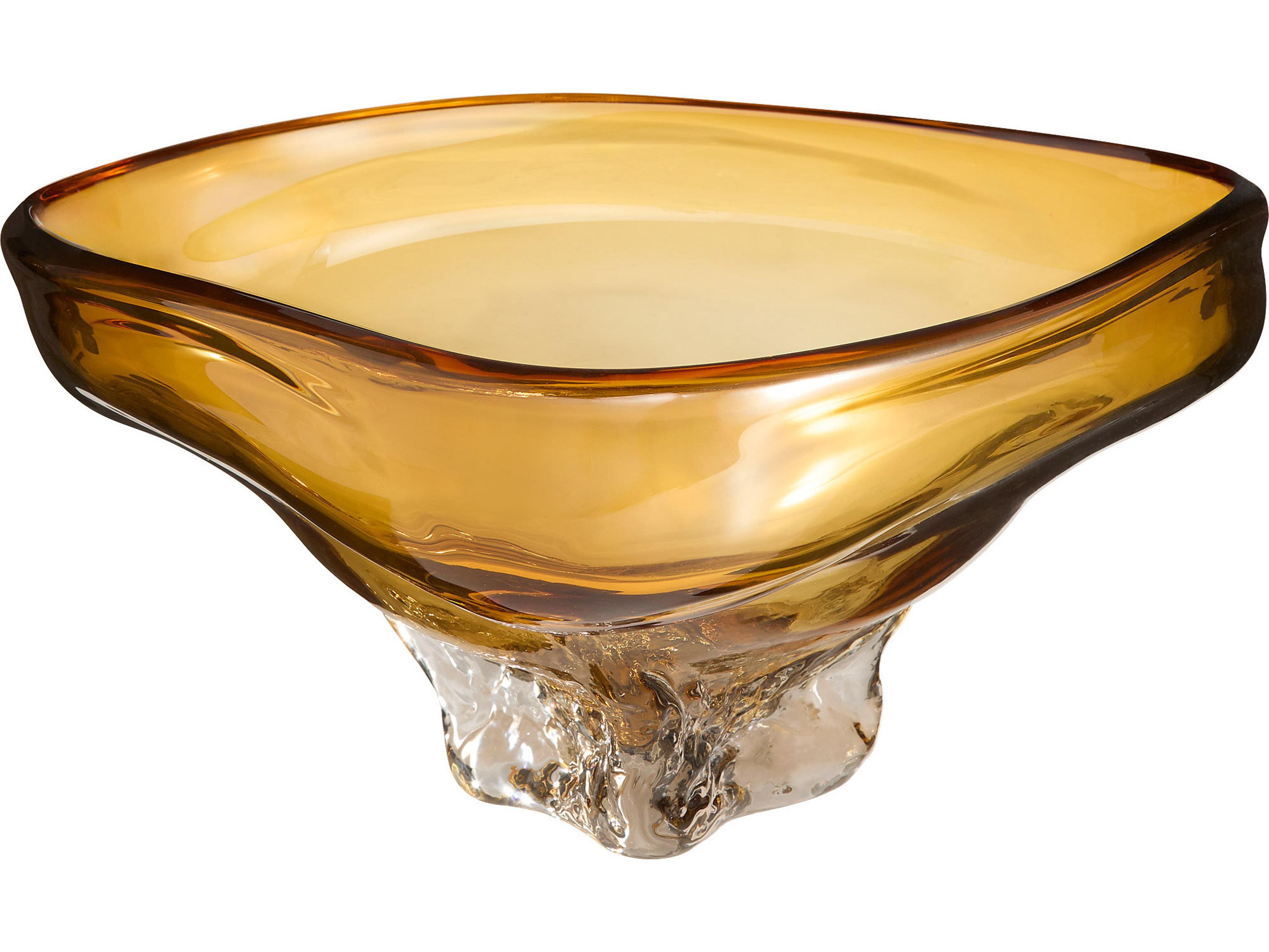 Cyan Design Alistair Amber Clear Decorative Plate