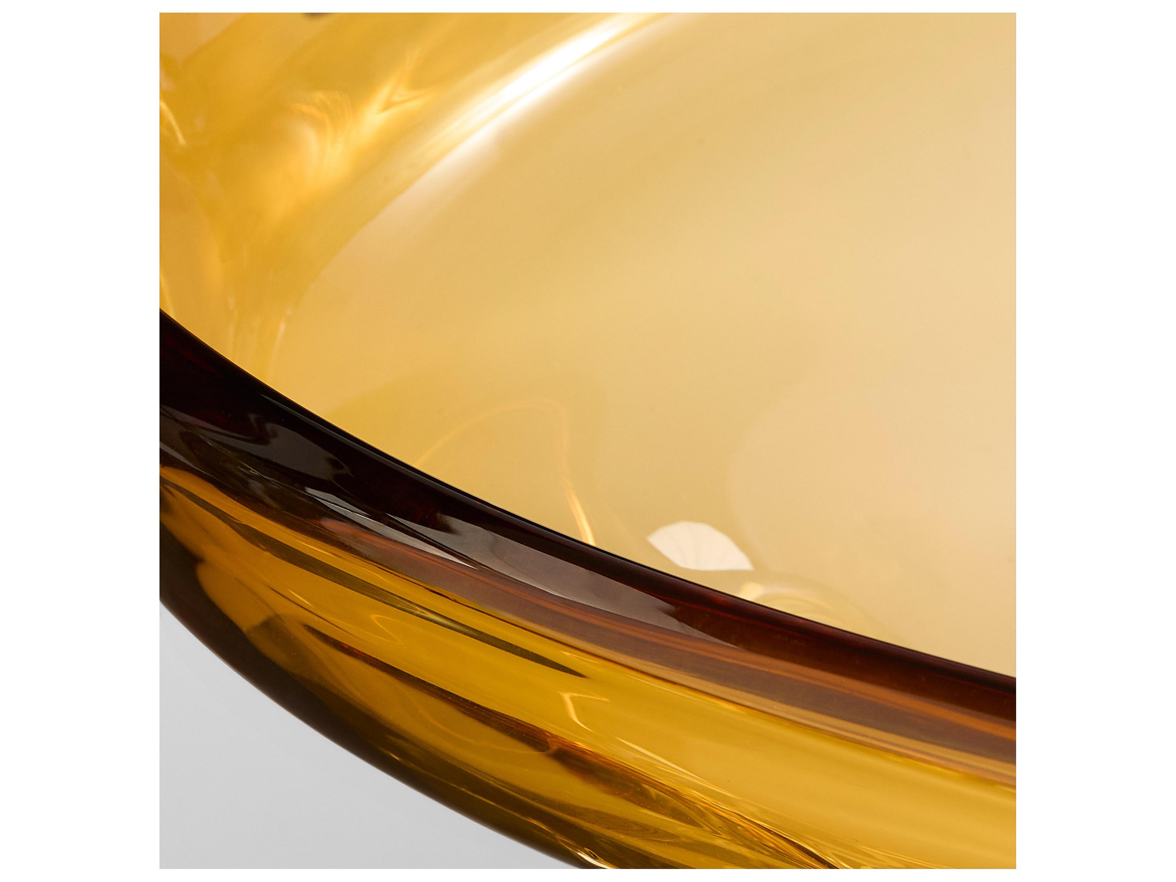 Cyan Design Alistair Amber Clear Decorative Plate