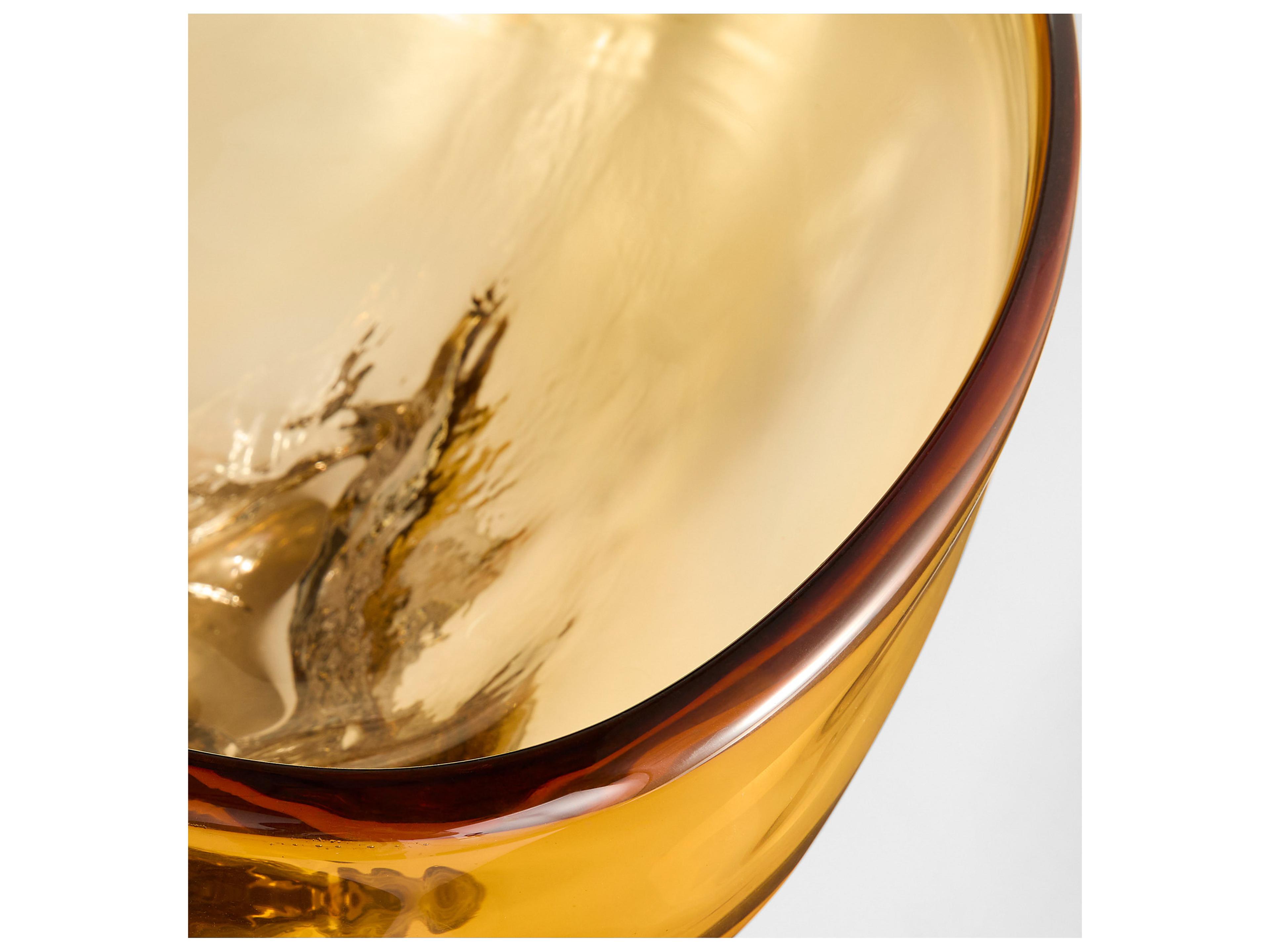 Cyan Design Alistair Amber Clear Decorative Plate