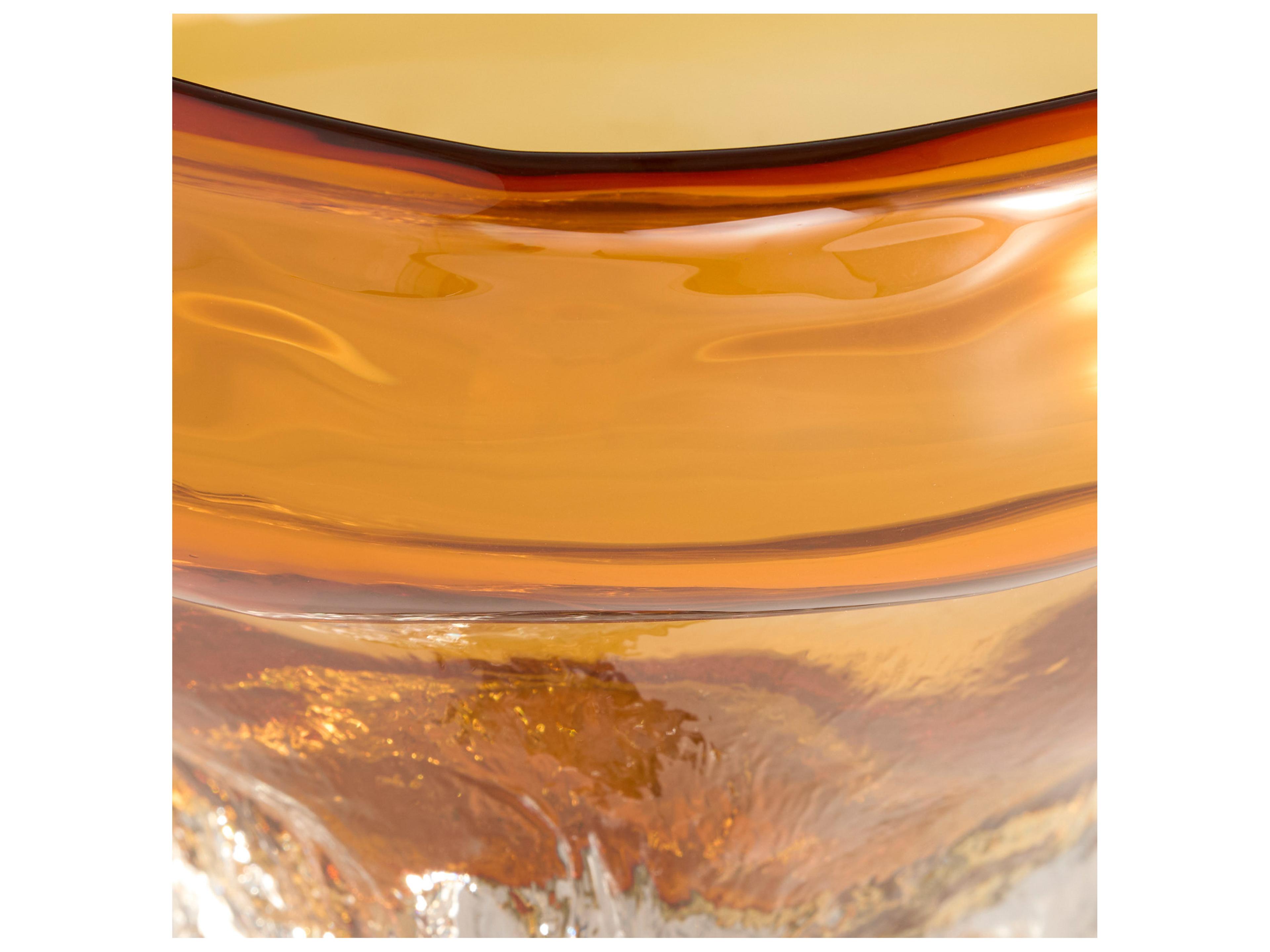 Cyan Design Alistair Amber Clear Decorative Plate