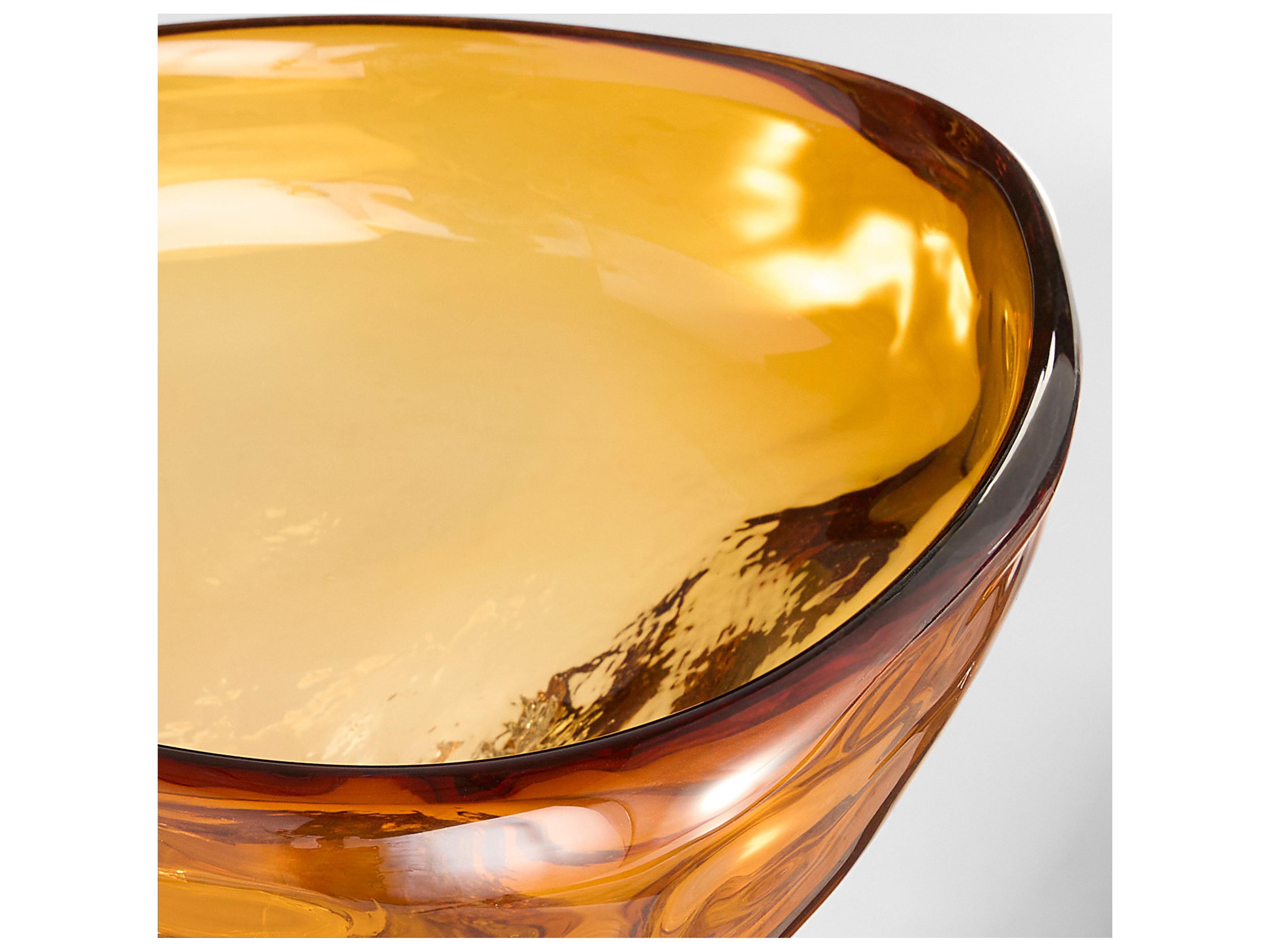 Cyan Design Alistair Amber Clear Decorative Plate