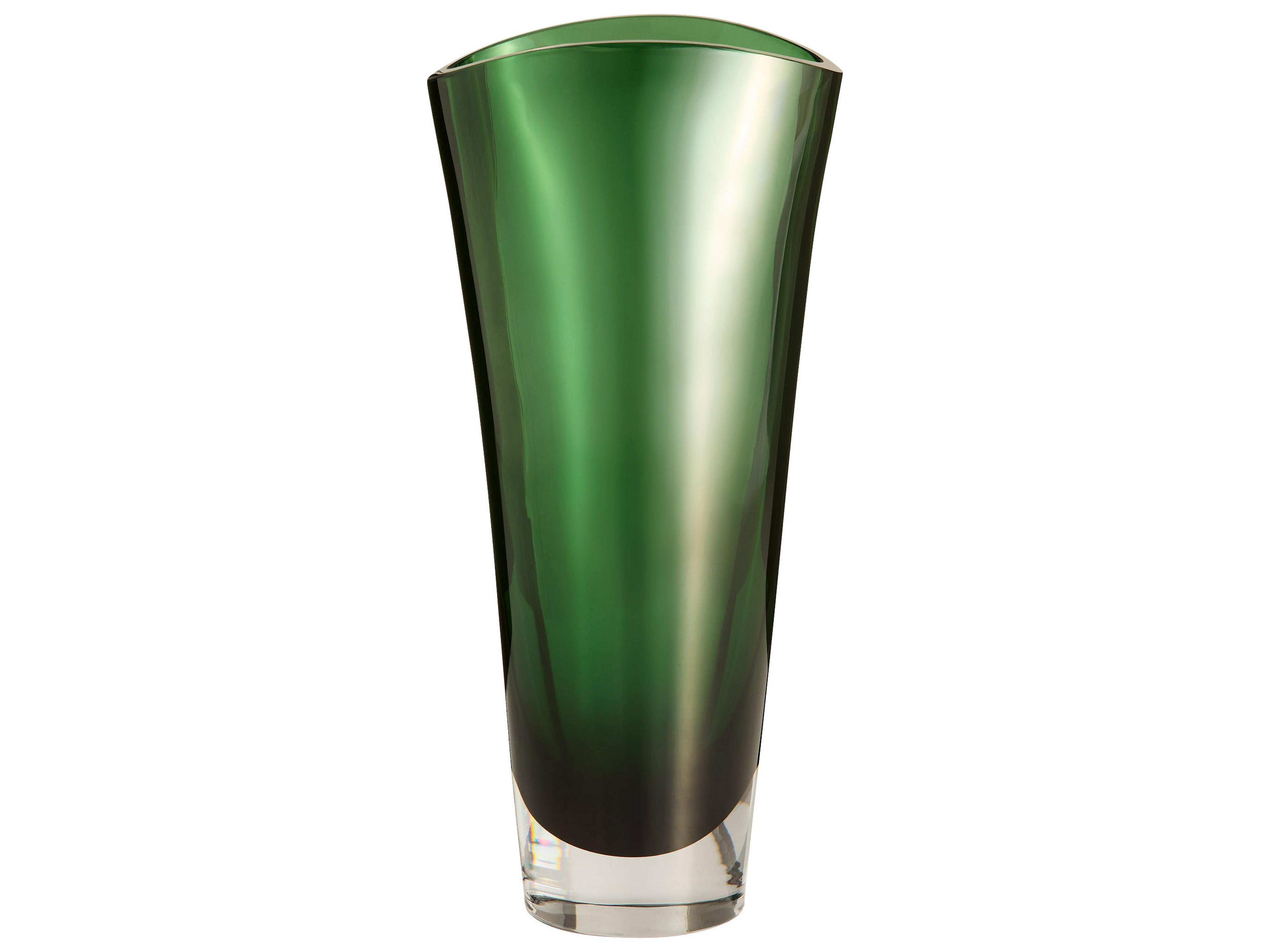 Cyan Design Muzo Emerald Green Clear Vase
