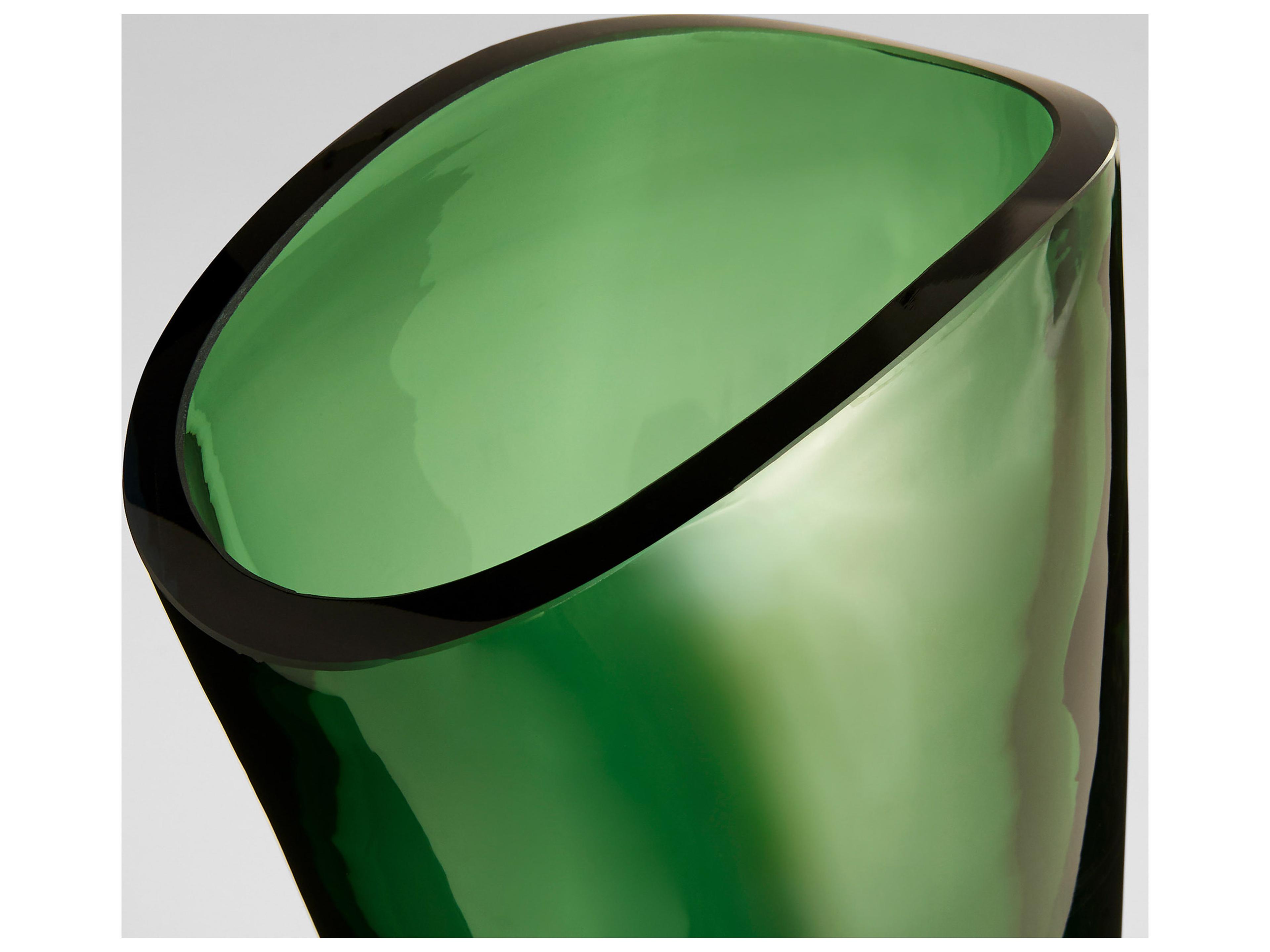 Cyan Design Muzo Emerald Green Clear Vase