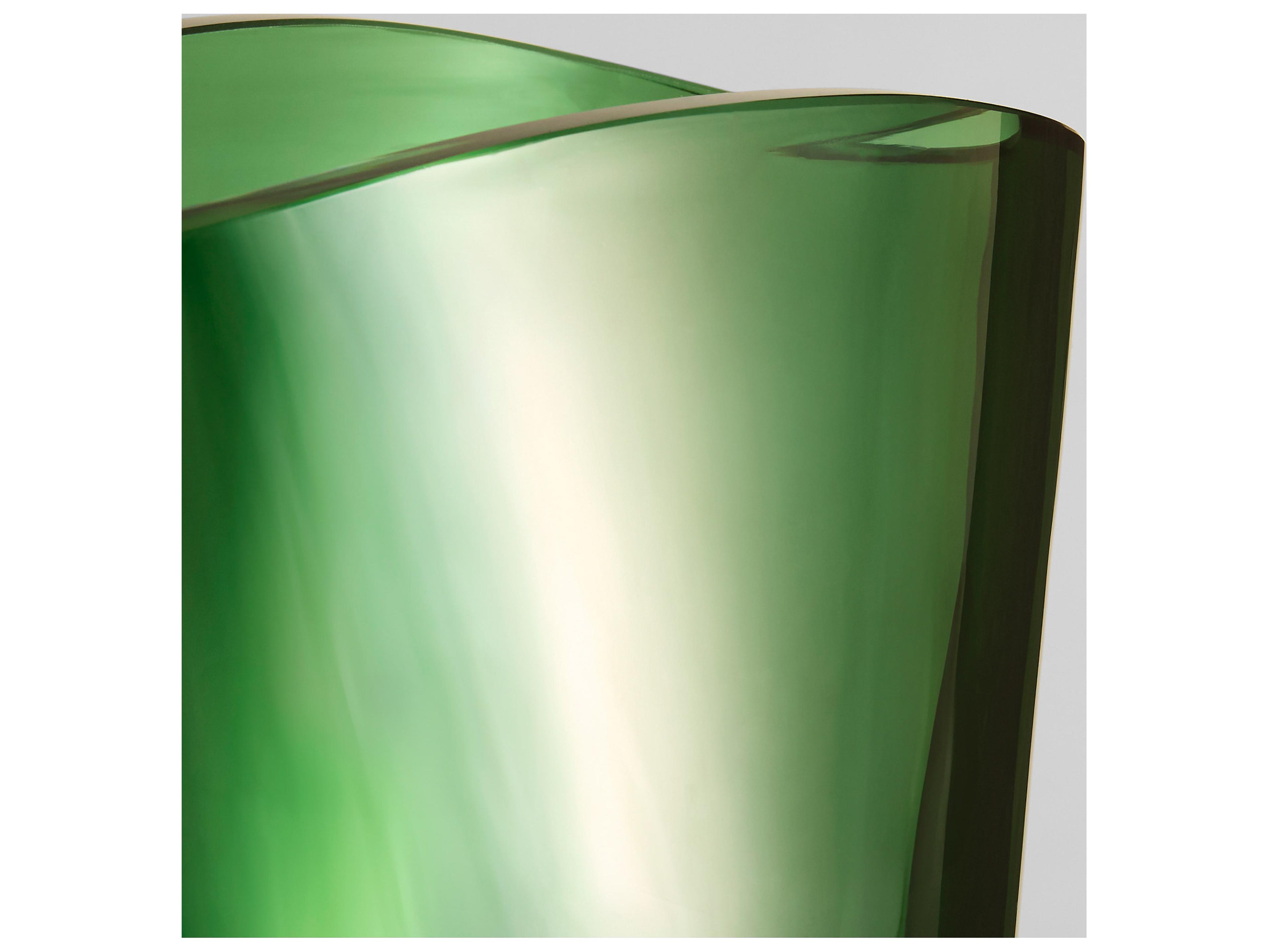 Cyan Design Muzo Emerald Green Clear Vase