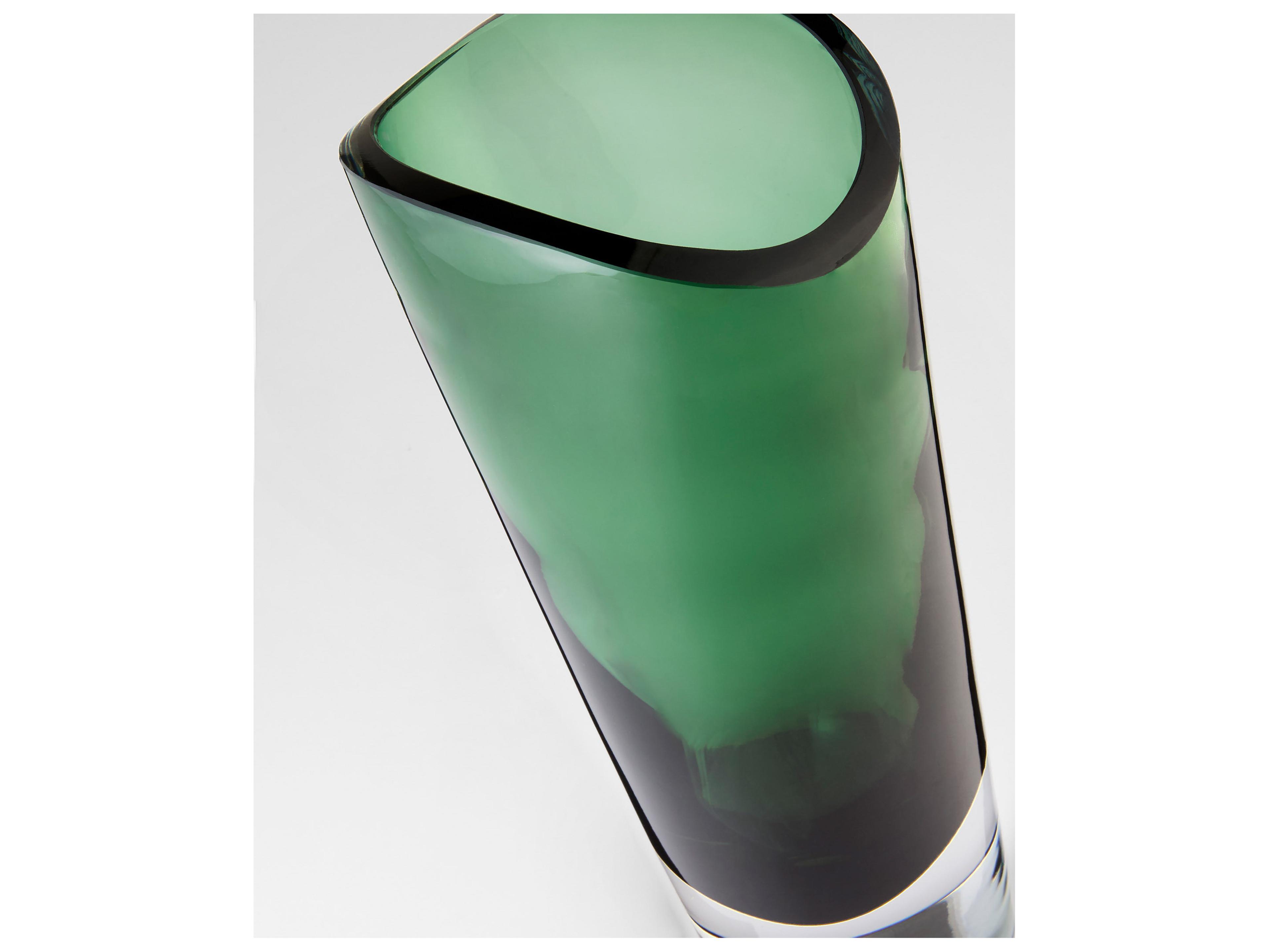 Cyan Design Muzo Emerald Green Clear Vase