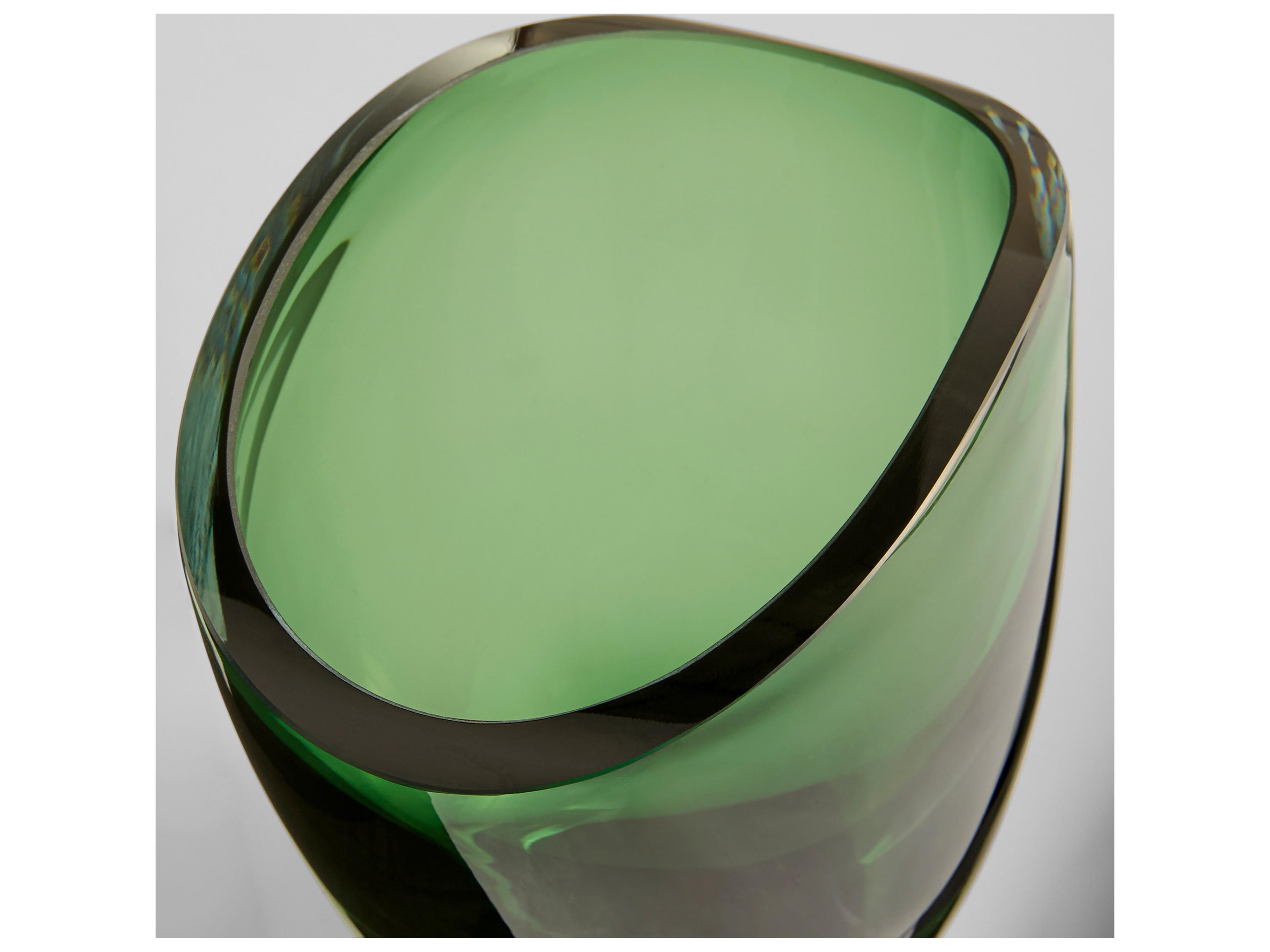 Cyan Design Muzo Emerald Green Clear Vase