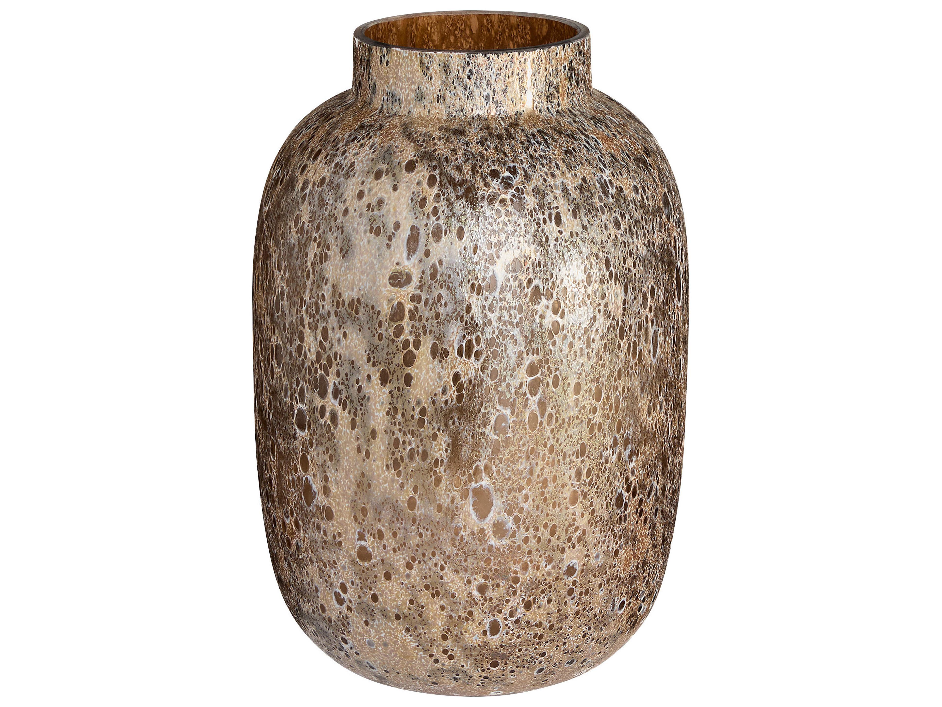 Callisto Amber Brown Vase