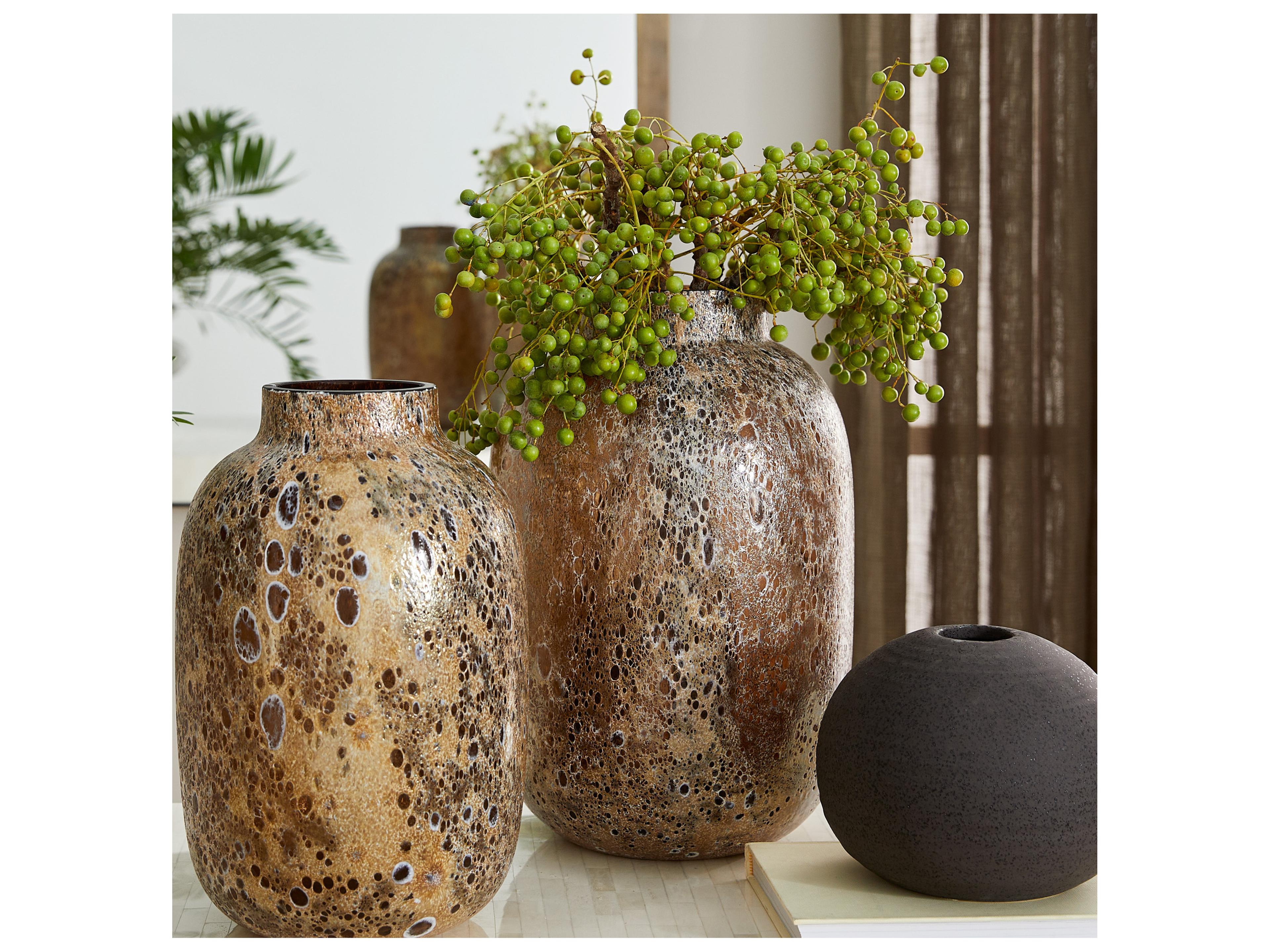 Cyan Design Callisto Amber Brown Vase