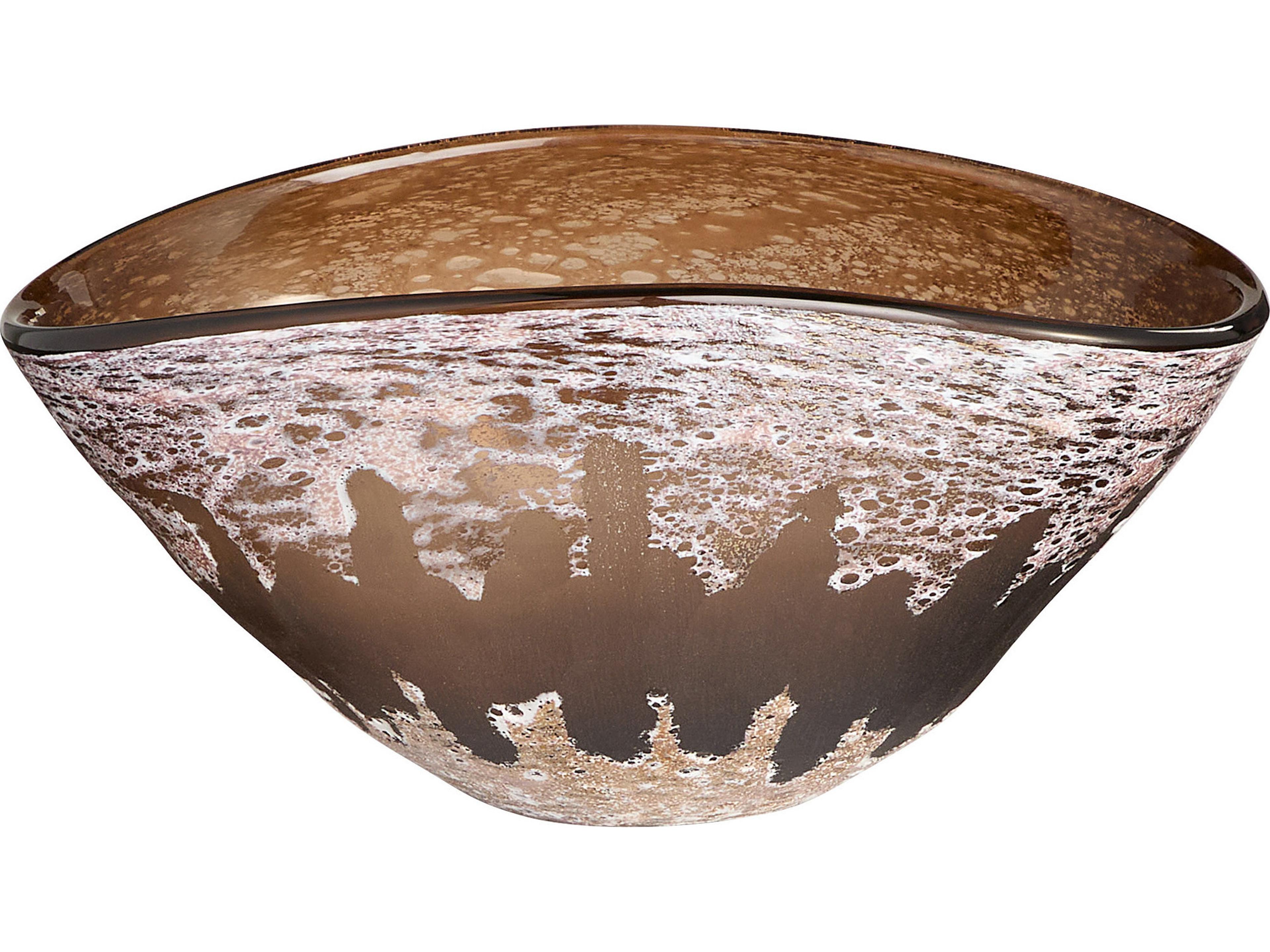 Cyan Design Callisto Amber Brown Decorative Plate