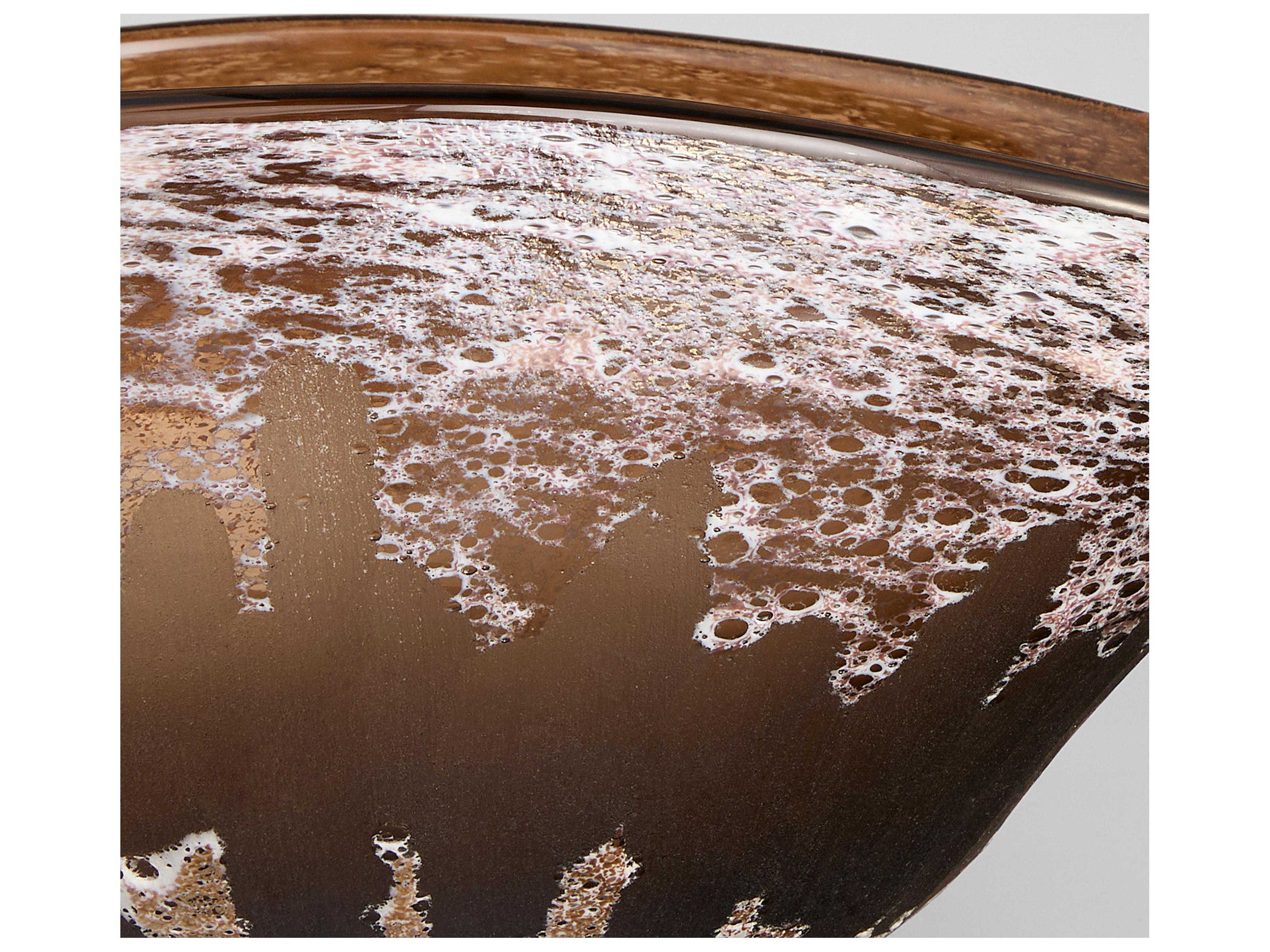 Cyan Design Callisto Amber Brown Decorative Plate