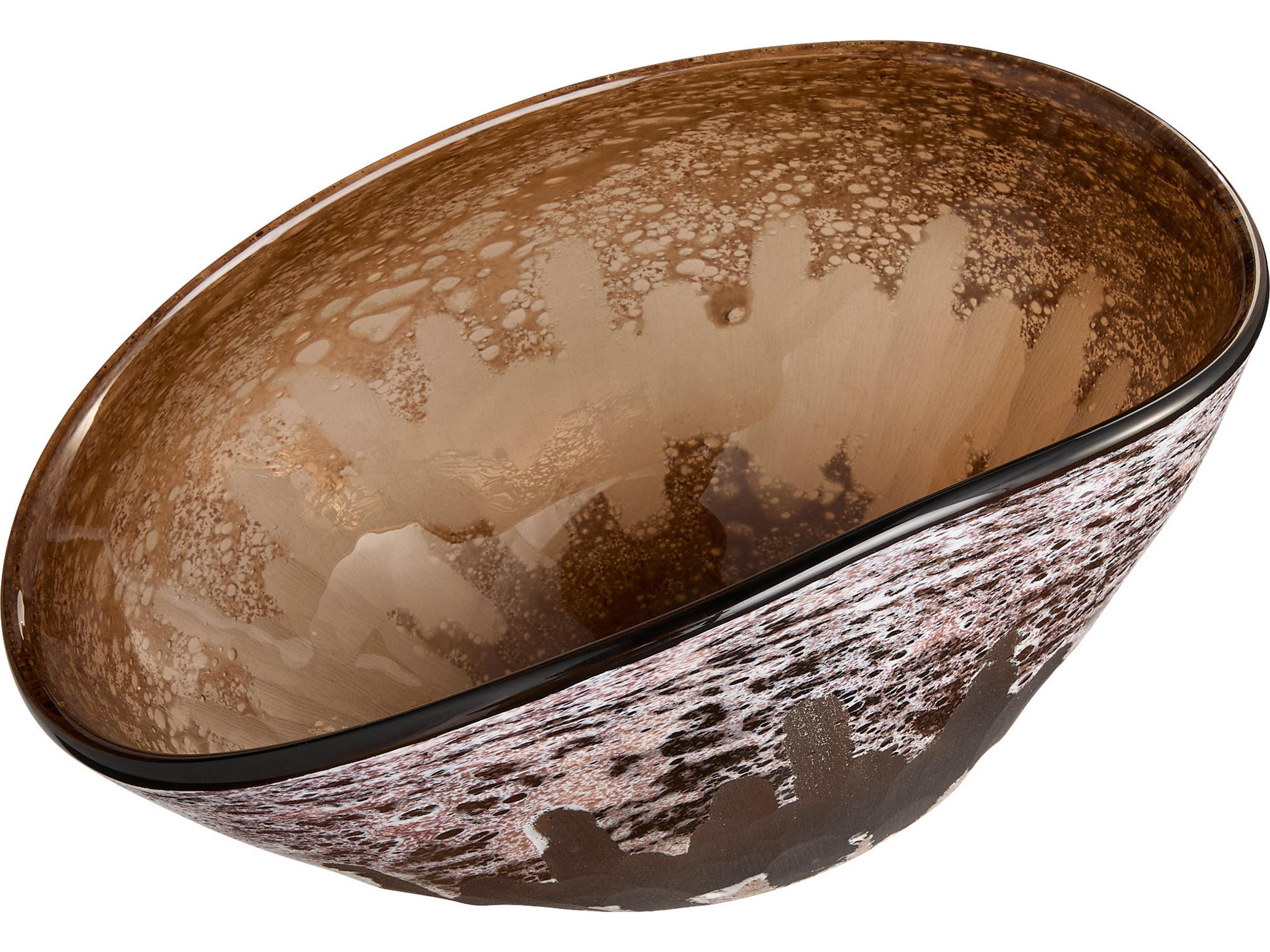 Cyan Design Callisto Amber Brown Decorative Plate