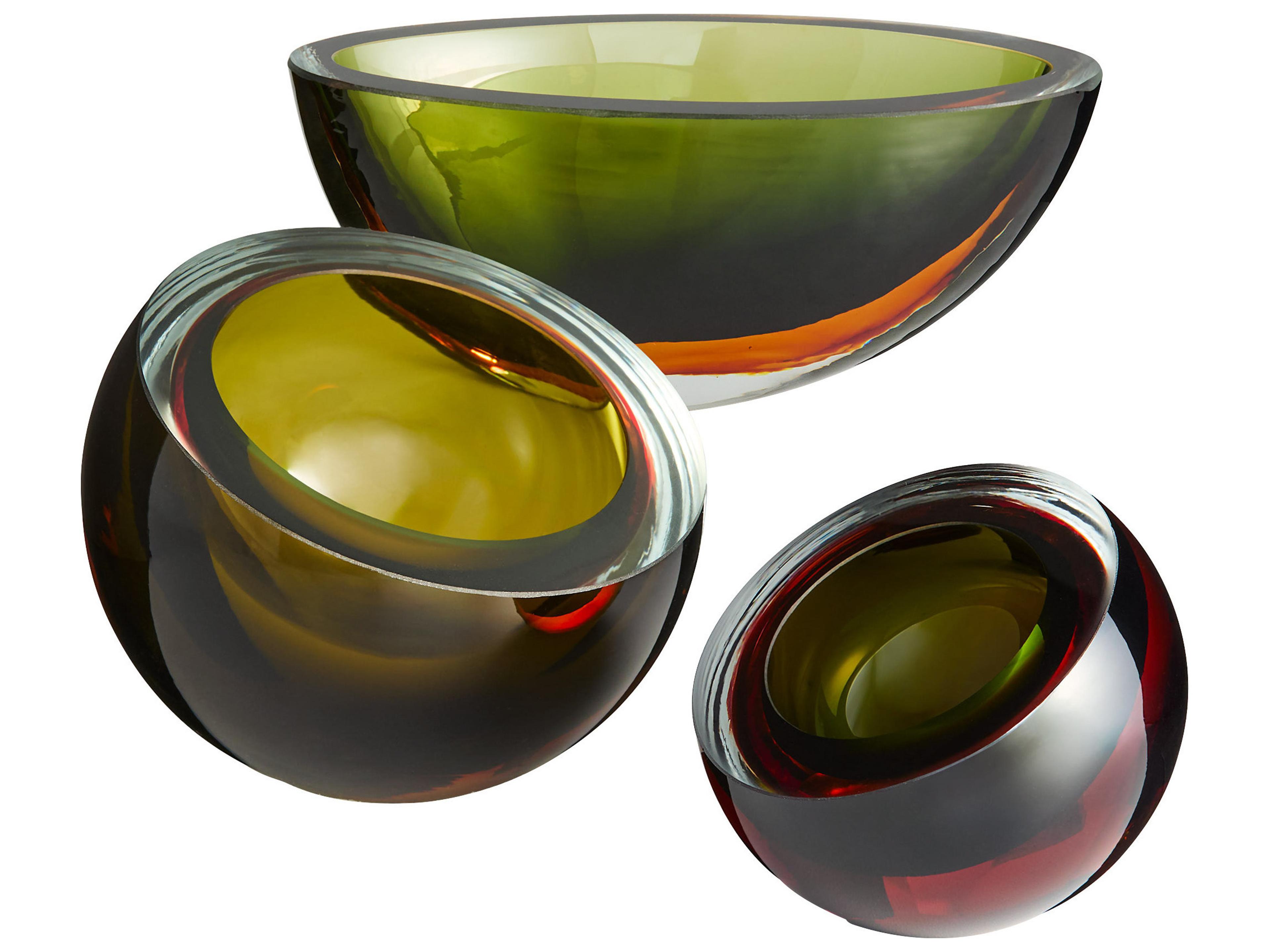 Cyan Design Pluto Green Multied Decorative Plate