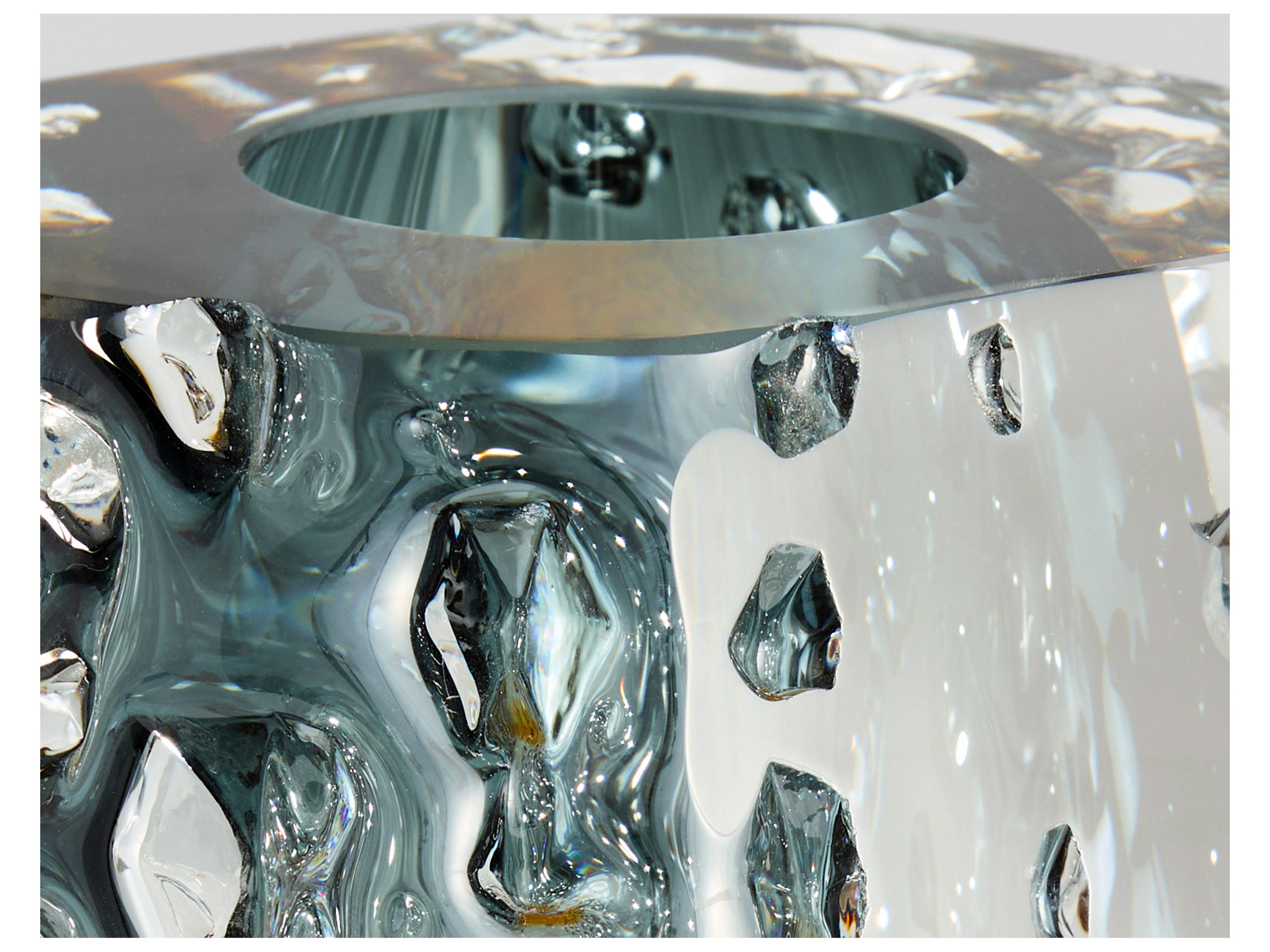 Cyan Design Tramonto Smoke Amber Vase