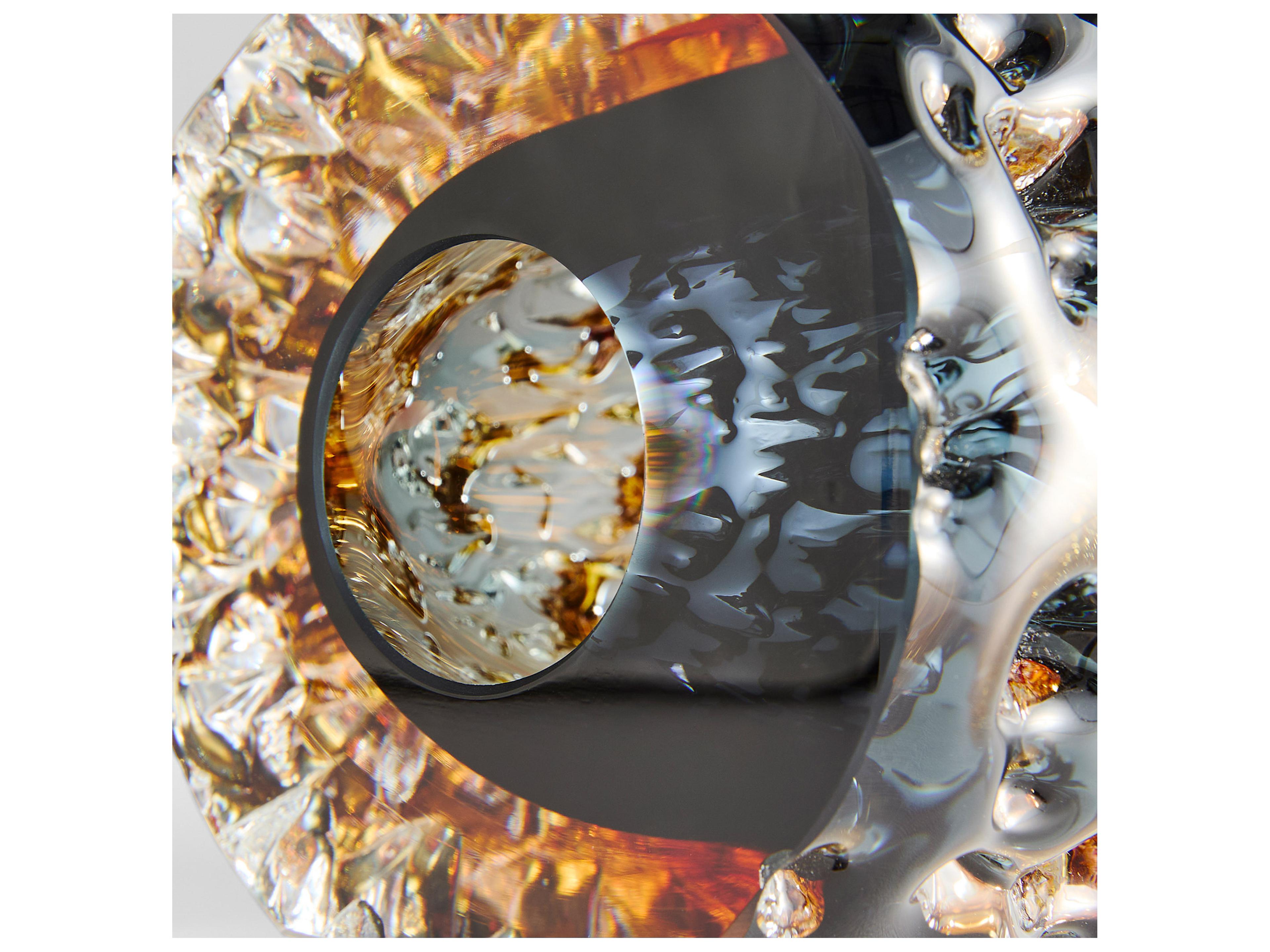 Cyan Design Tramonto Smoke Amber Vase