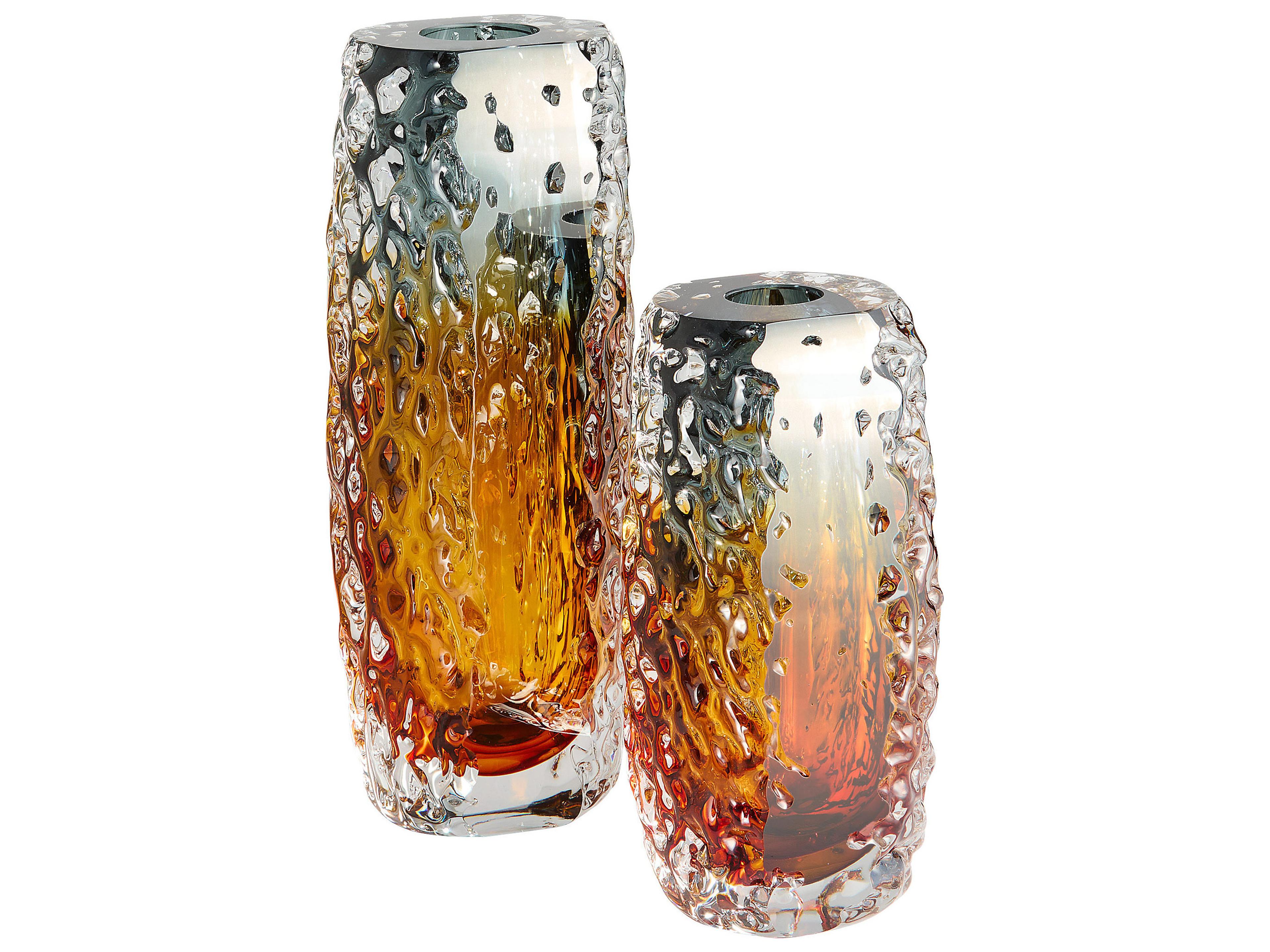 Cyan Design Tramonto Smoke Amber Vase
