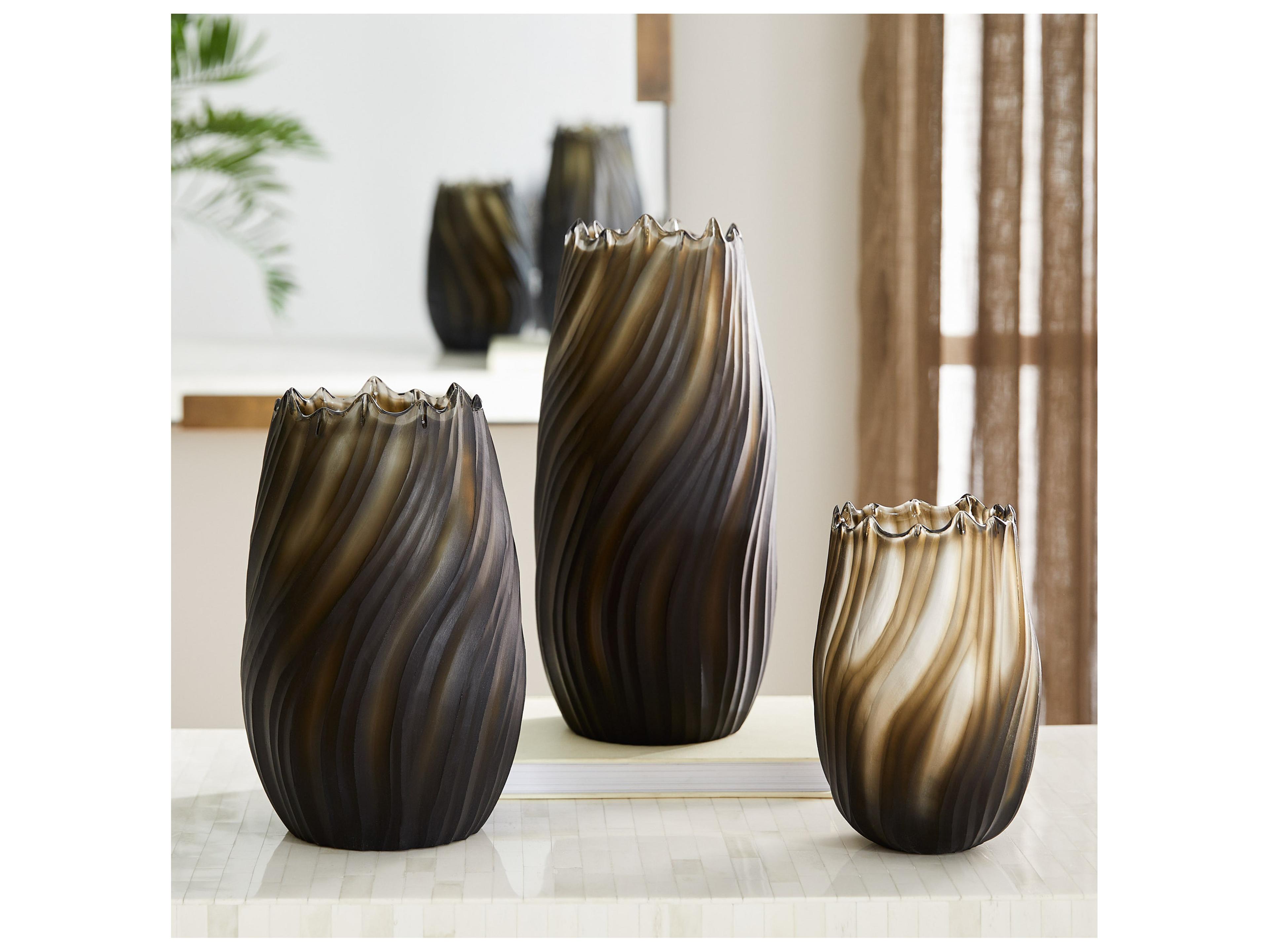Cyan Design Seagrass Brown Vase