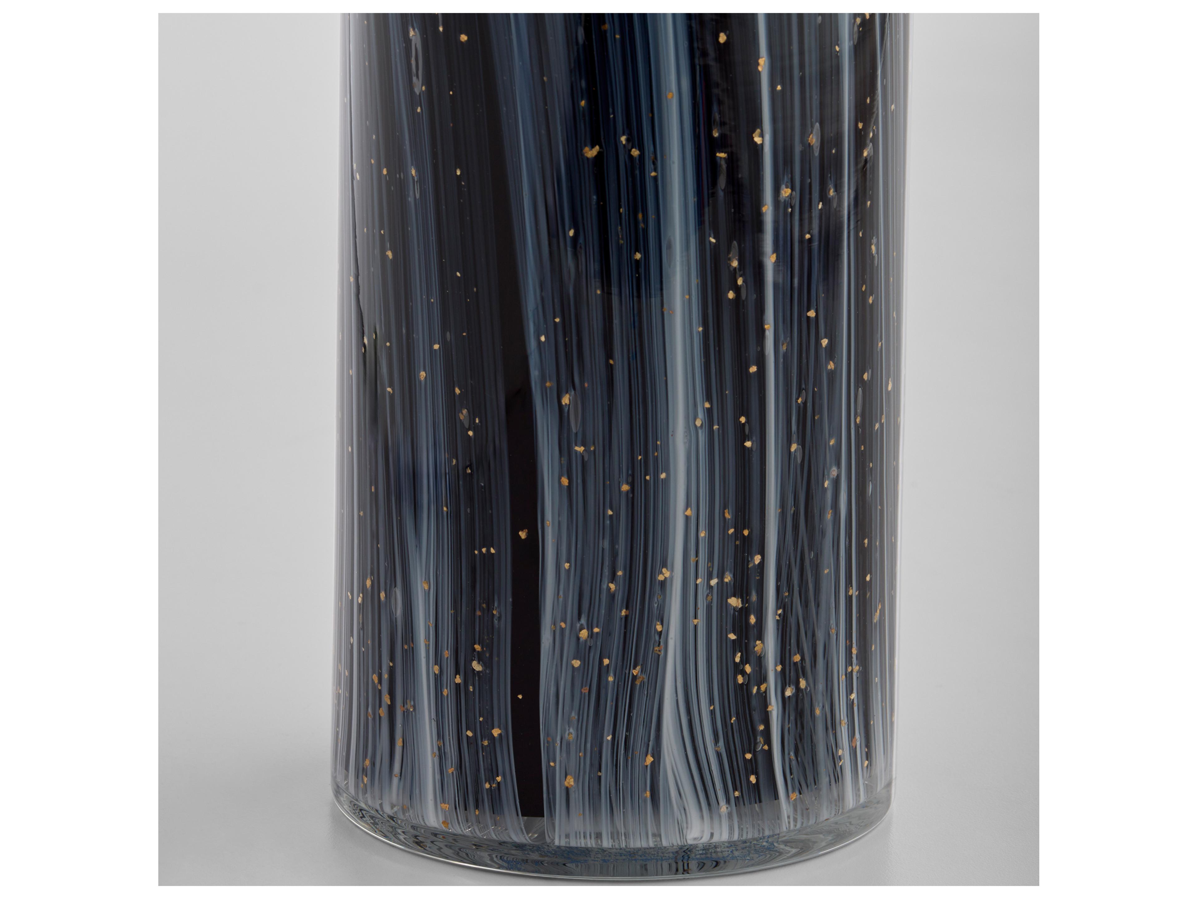 Cyan Design Infinity Black Grey Gold Vase