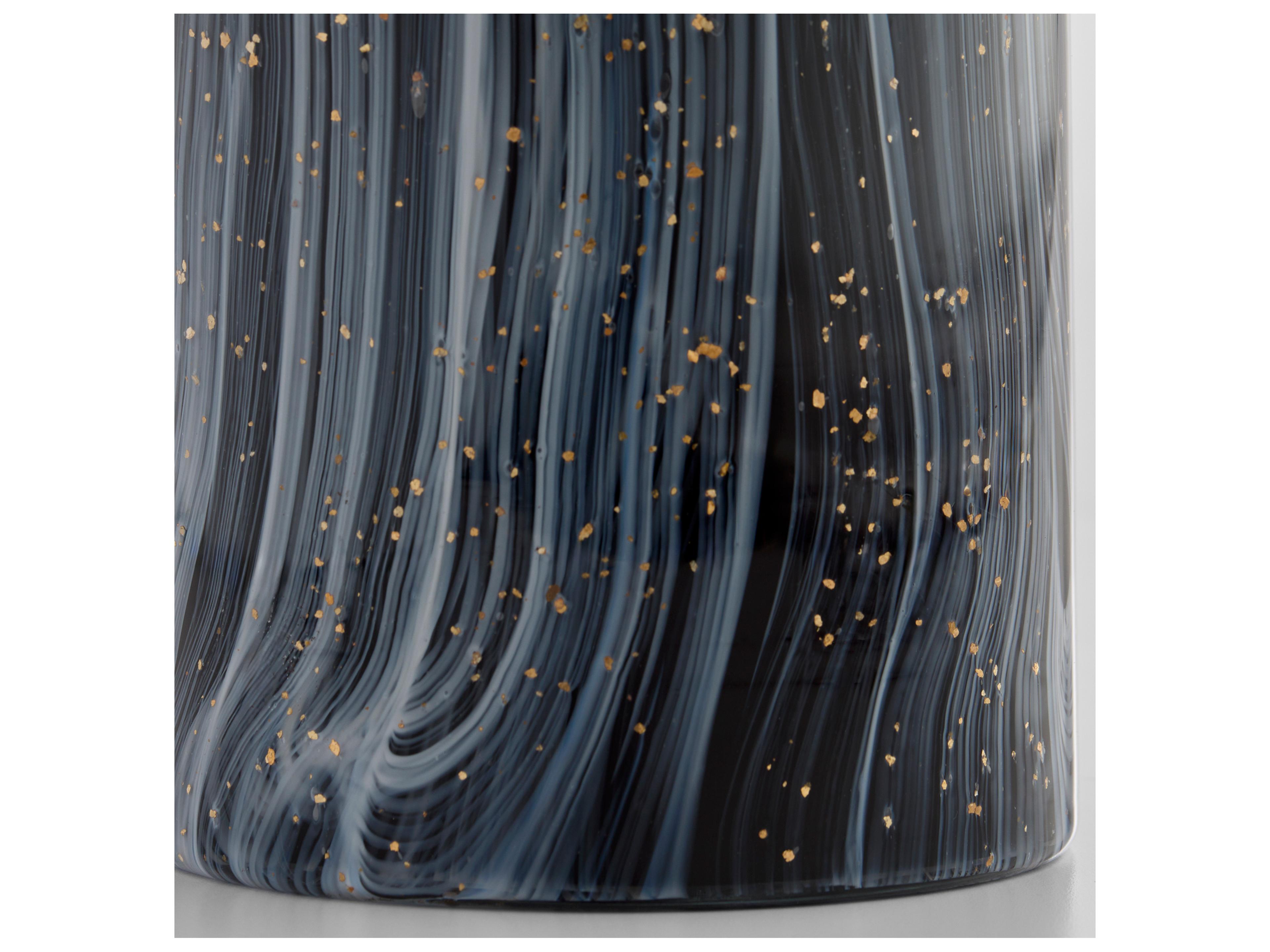 Cyan Design Infinity Black Grey Gold Vase